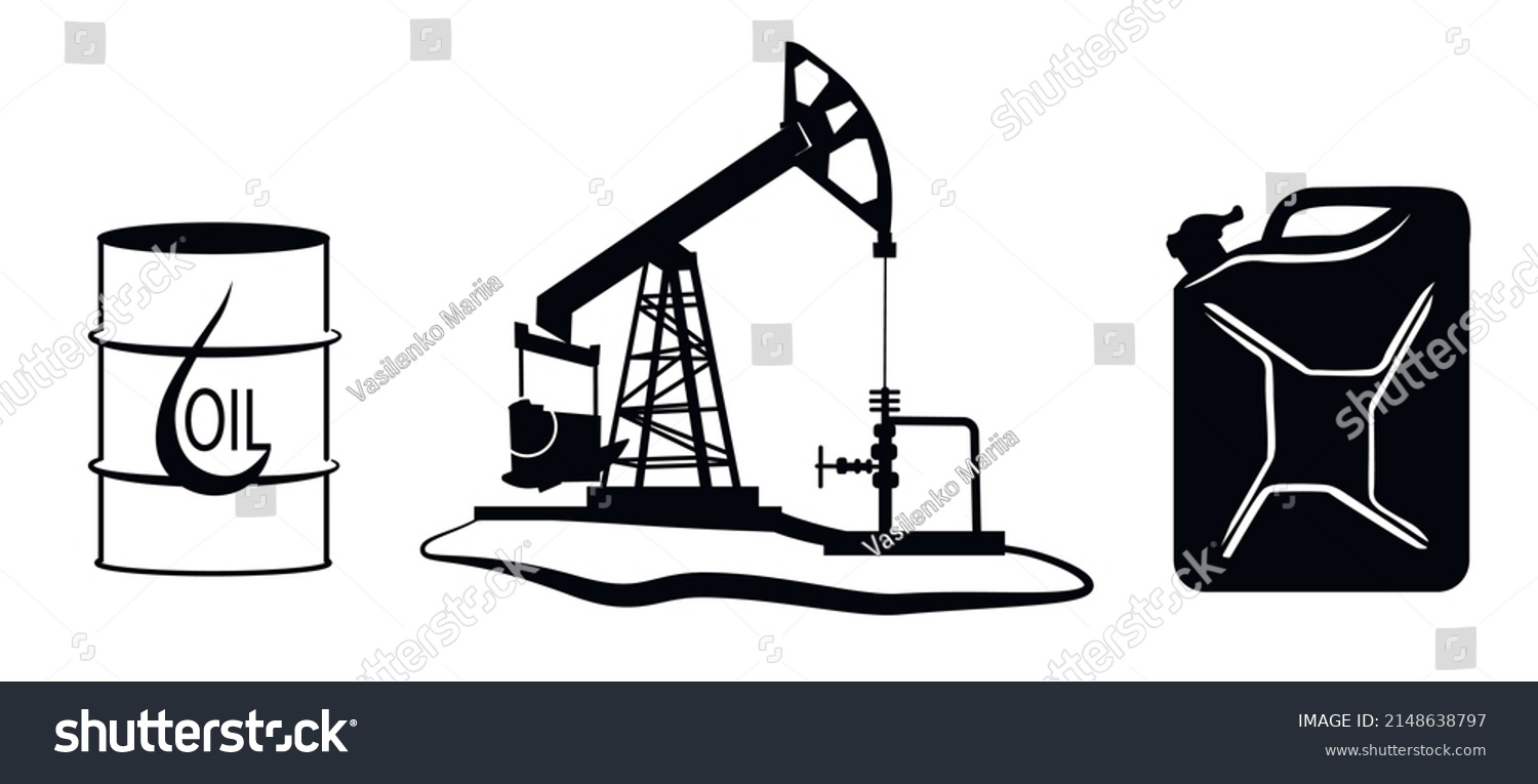 Oil Rig Vector Stock Illustration Oil Stock Vector (Royalty Free ...