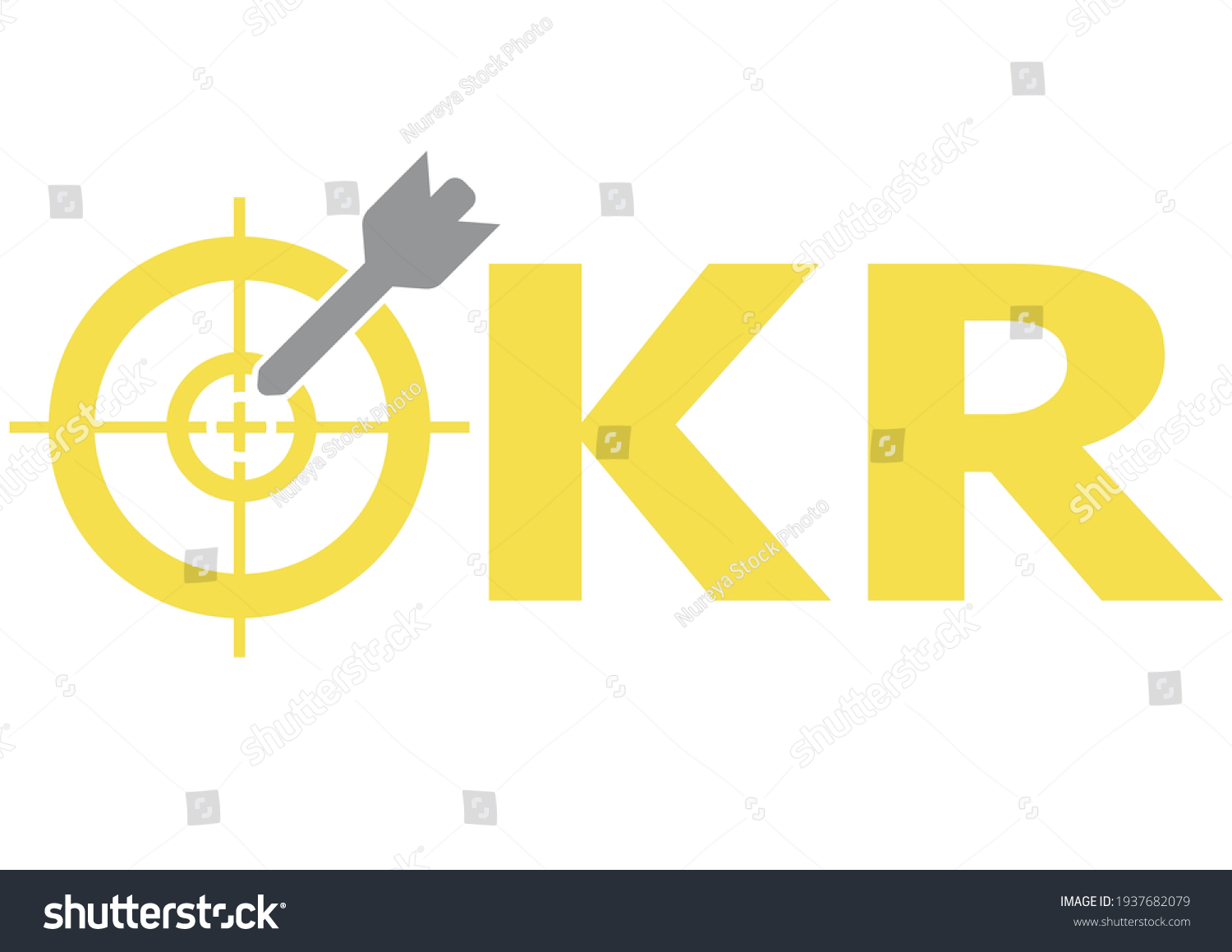 Okr Objective Key Resultsconcept Objective Key Stock Vector (Royalty ...