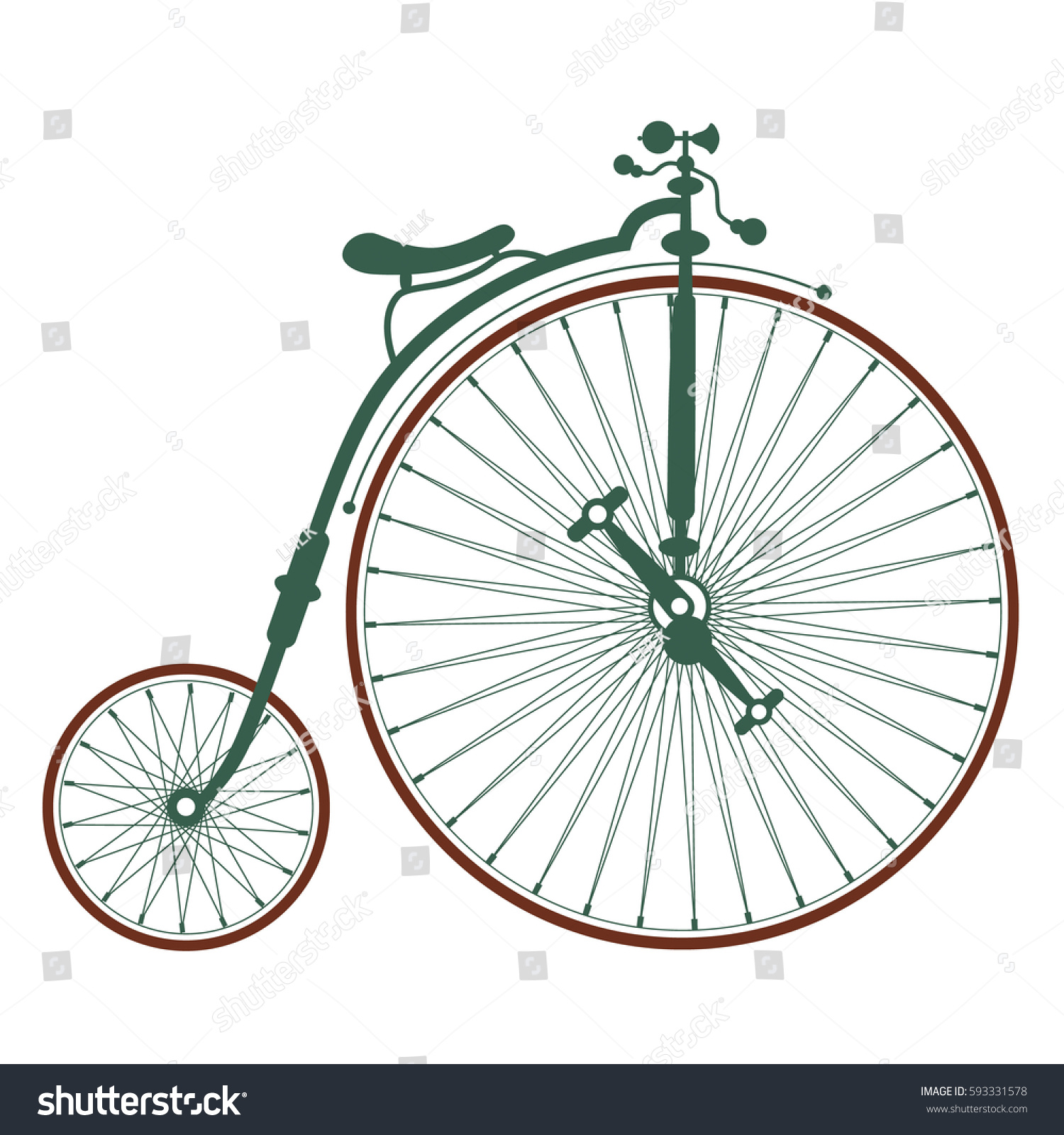 large wheel bicycle