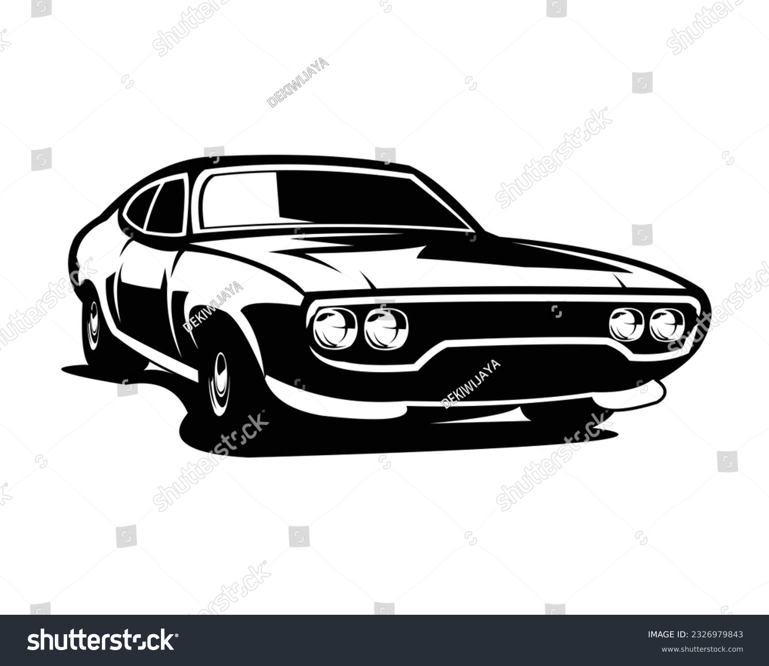 SVG of old camaro car logo. silhouette vector. isolated white background view from front. Best for logo, badge, emblem, icon, design sticker, vintage car industry. available in eps 10. svg