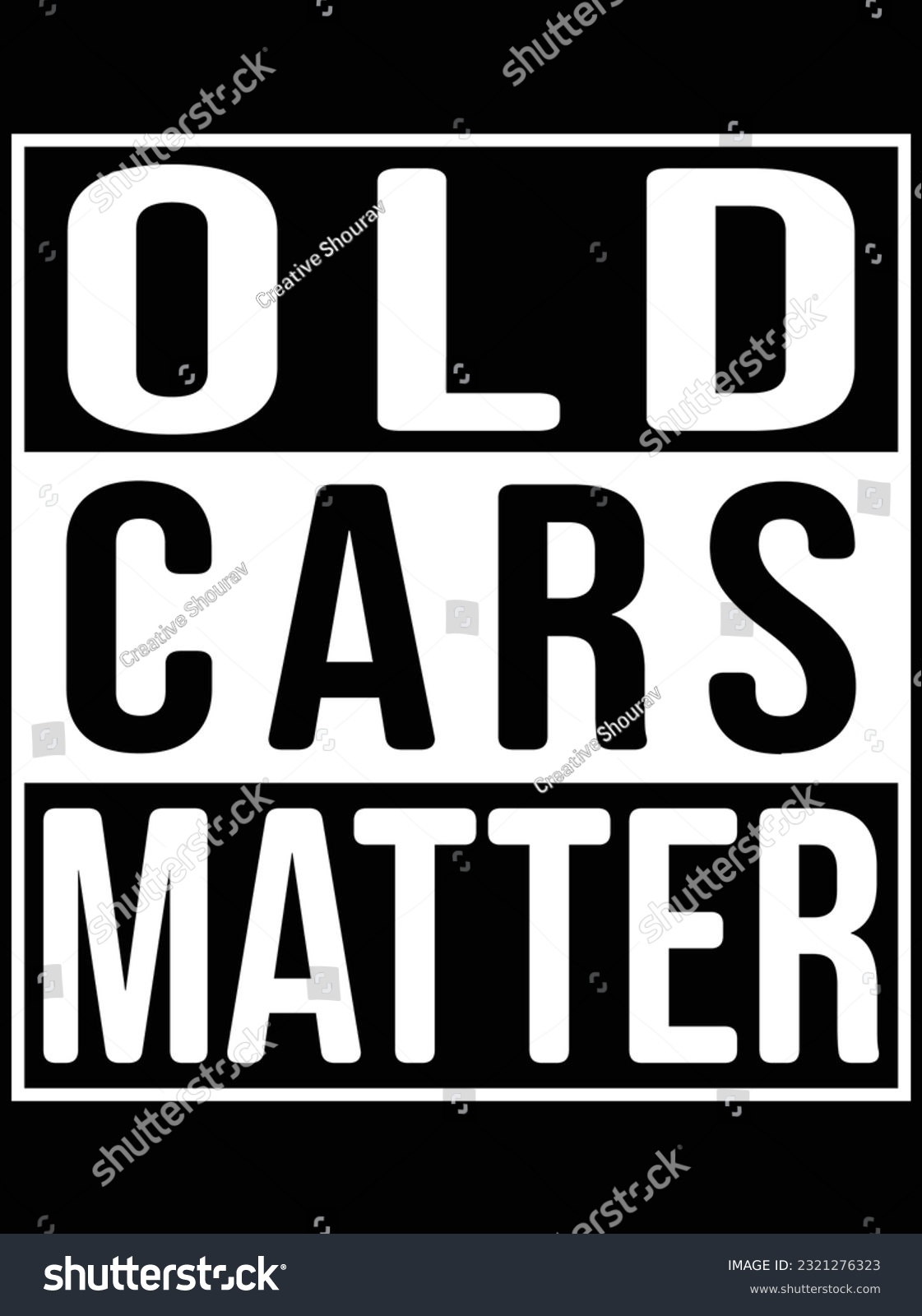 SVG of Old cars matter vector art design, eps file. design file for t-shirt. SVG, EPS cuttable design file svg
