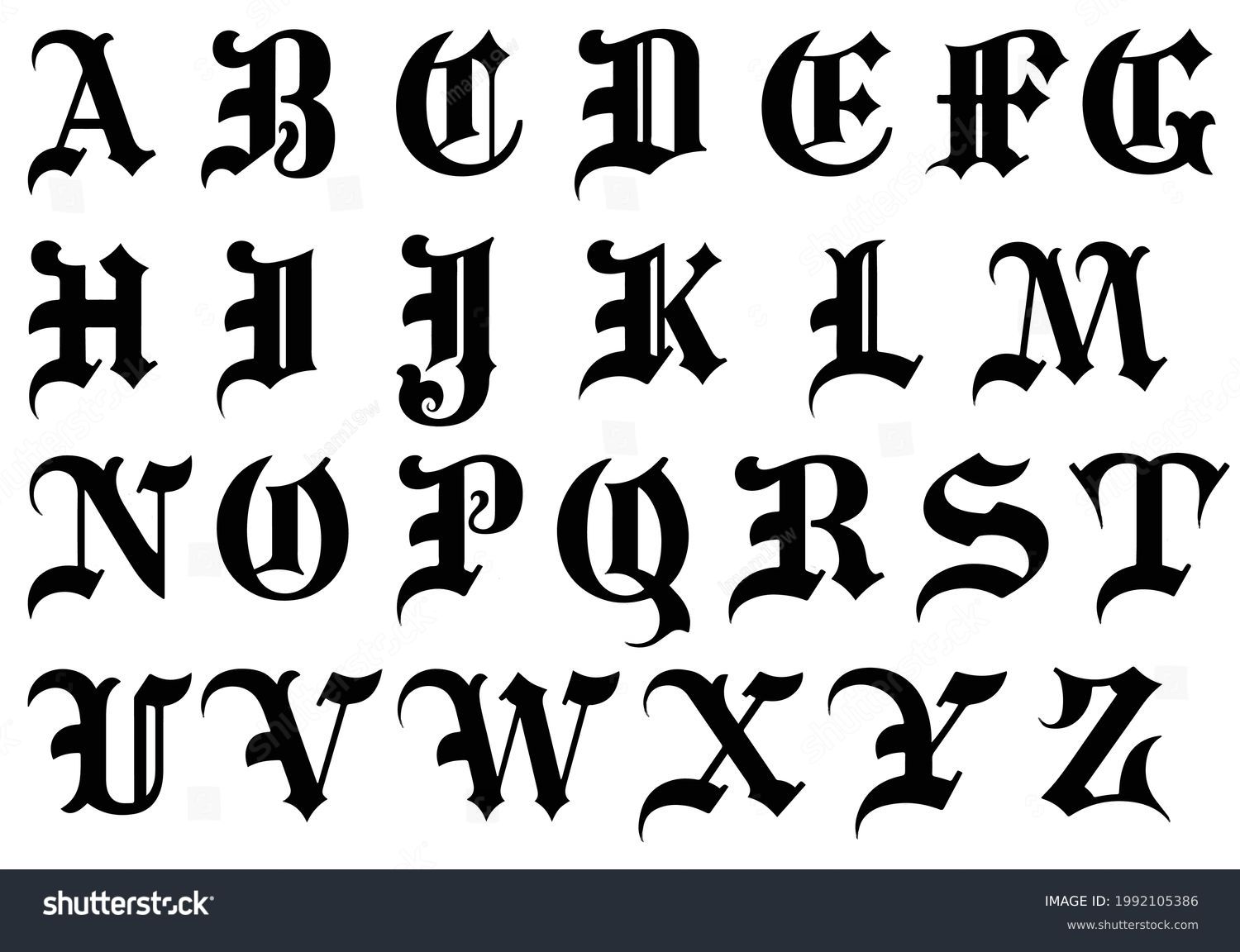 49,206 Old English Lettering Images, Stock Photos & Vectors 