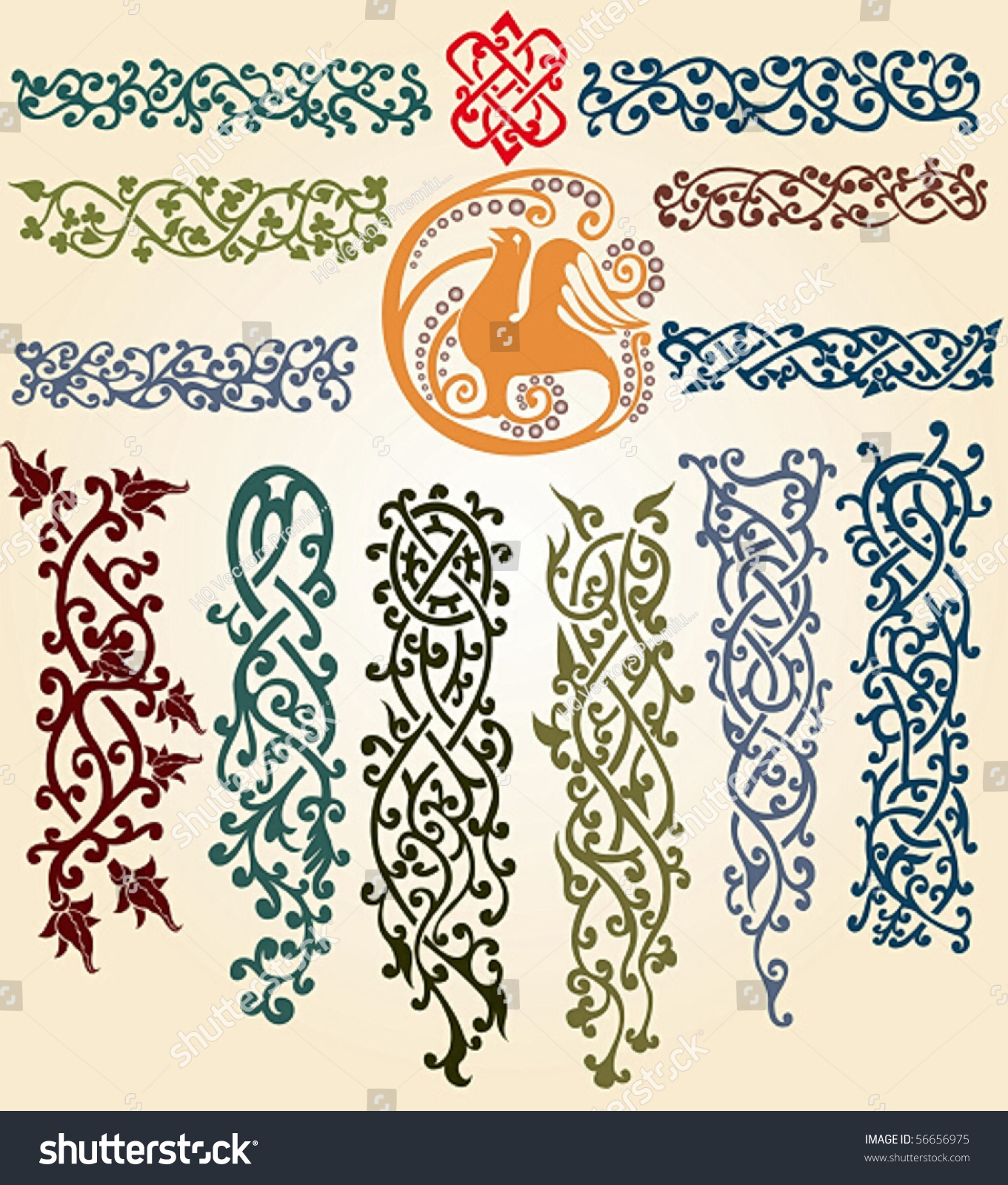 Old Pattern Collection Stock Vector (Royalty Free) 56656975 | Shutterstock