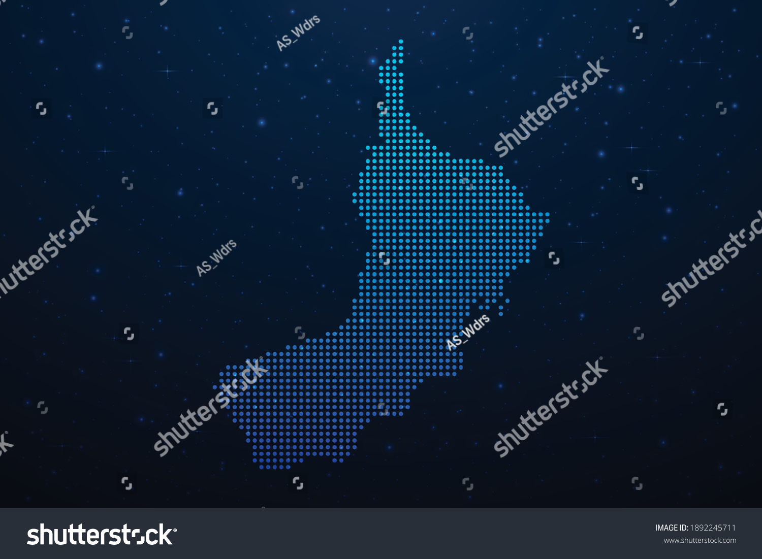 Oman Dotted Map Futuristic Style Glowing Stock Vector Royalty Free 1892245711 Shutterstock 