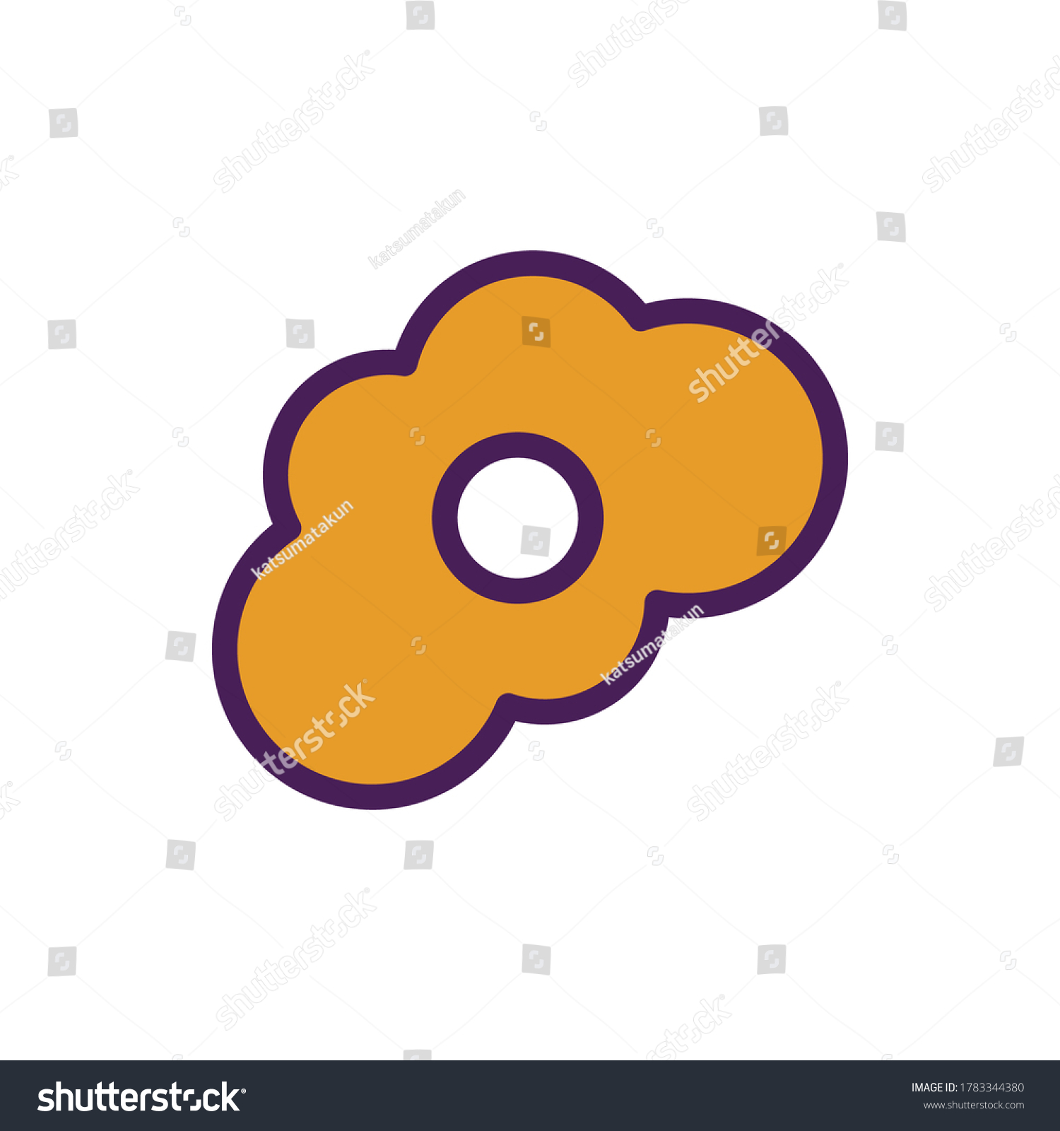 SVG of omelette icon vector illustration filled outline style. food icon set. svg