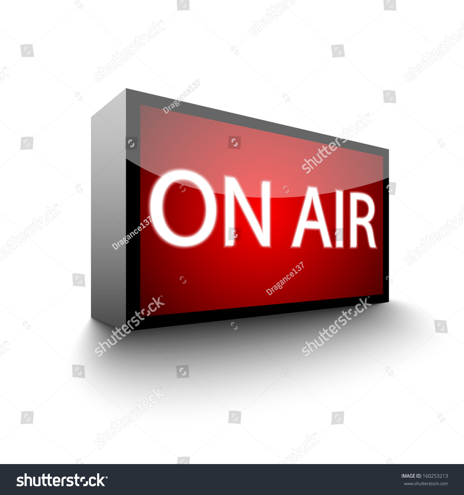 On Air Stock Vector Illustration 160253213 : Shutterstock