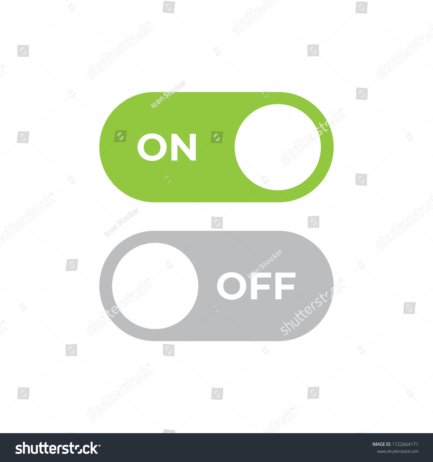 Desactivado vector de icono. Signo del: vector de stock (libre de ...
