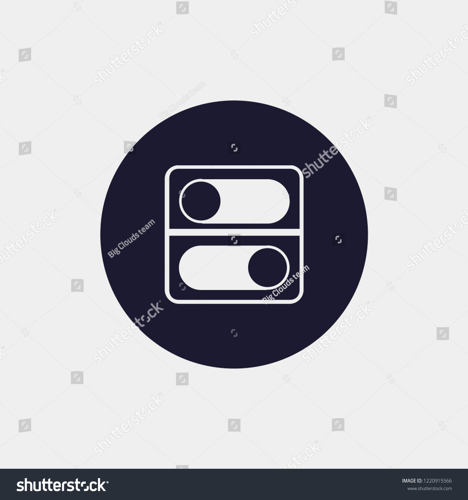 Onoff Switch Icon Vector Illustration Stock Vector (Royalty Free ...