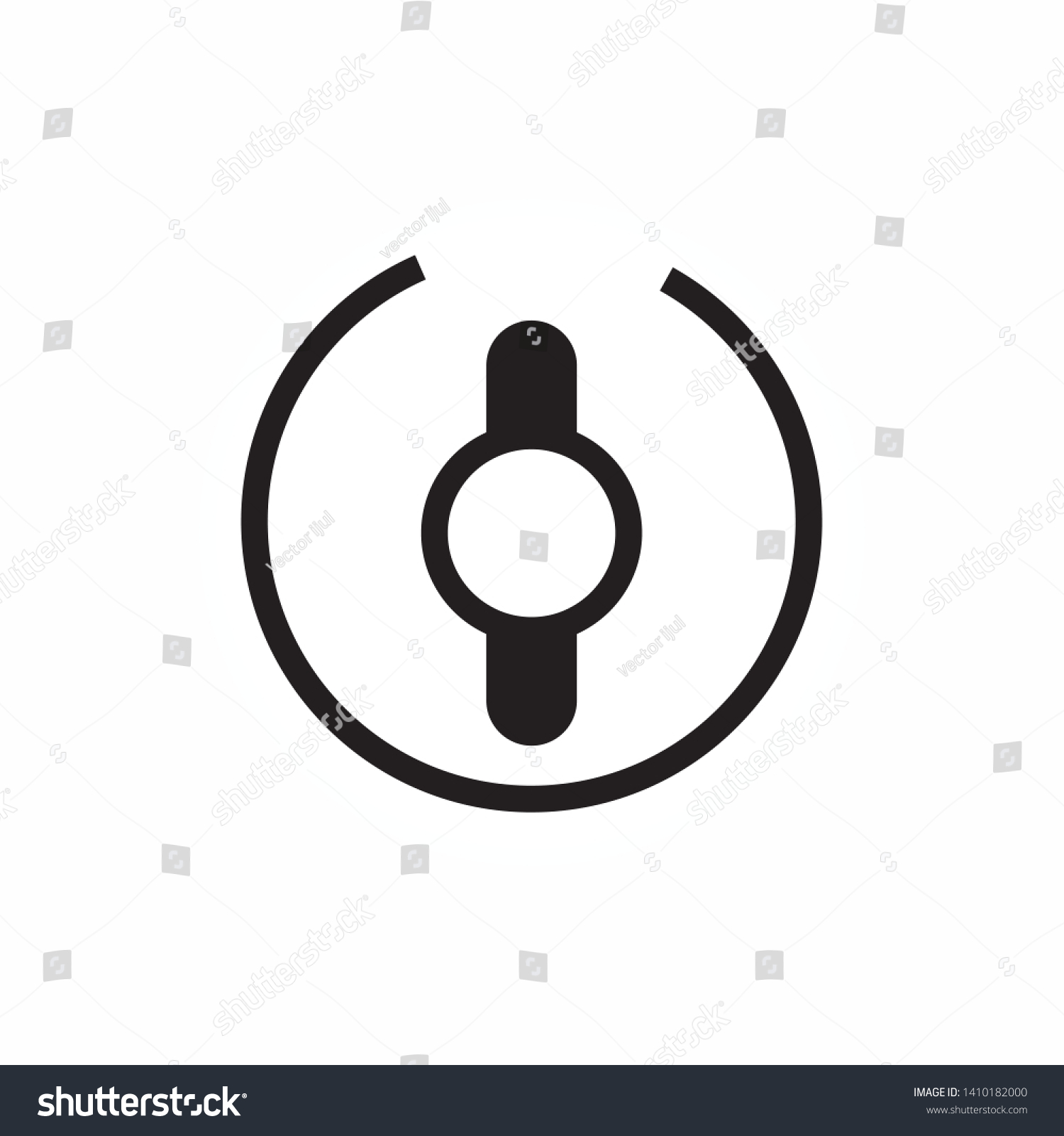 On Off Vector Icon Switch Symbol Stock Vector (Royalty Free) 1410182000 ...