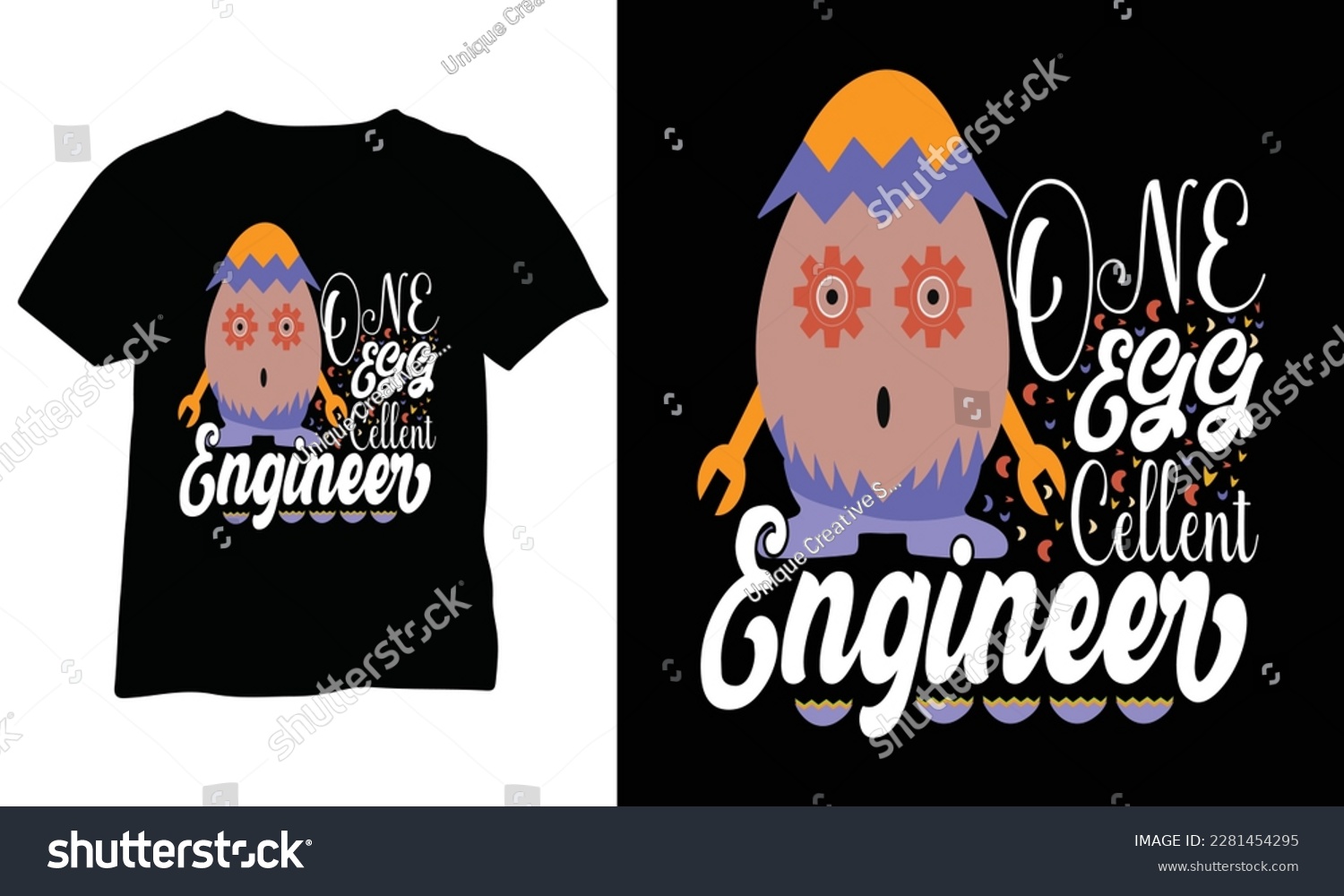 SVG of One Egg Cellent Engineer, Happy Easter Day, Easter Day Vector svg