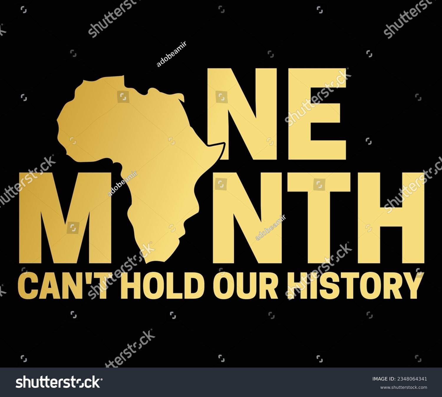 SVG of One Month Can't Hold Our History SVG, Black History Month SVG, Black History Quotes T-shirt, BHM T-shirt, African American Sayings, African American SVG File For Silhouette Cricut Cut Cutting svg