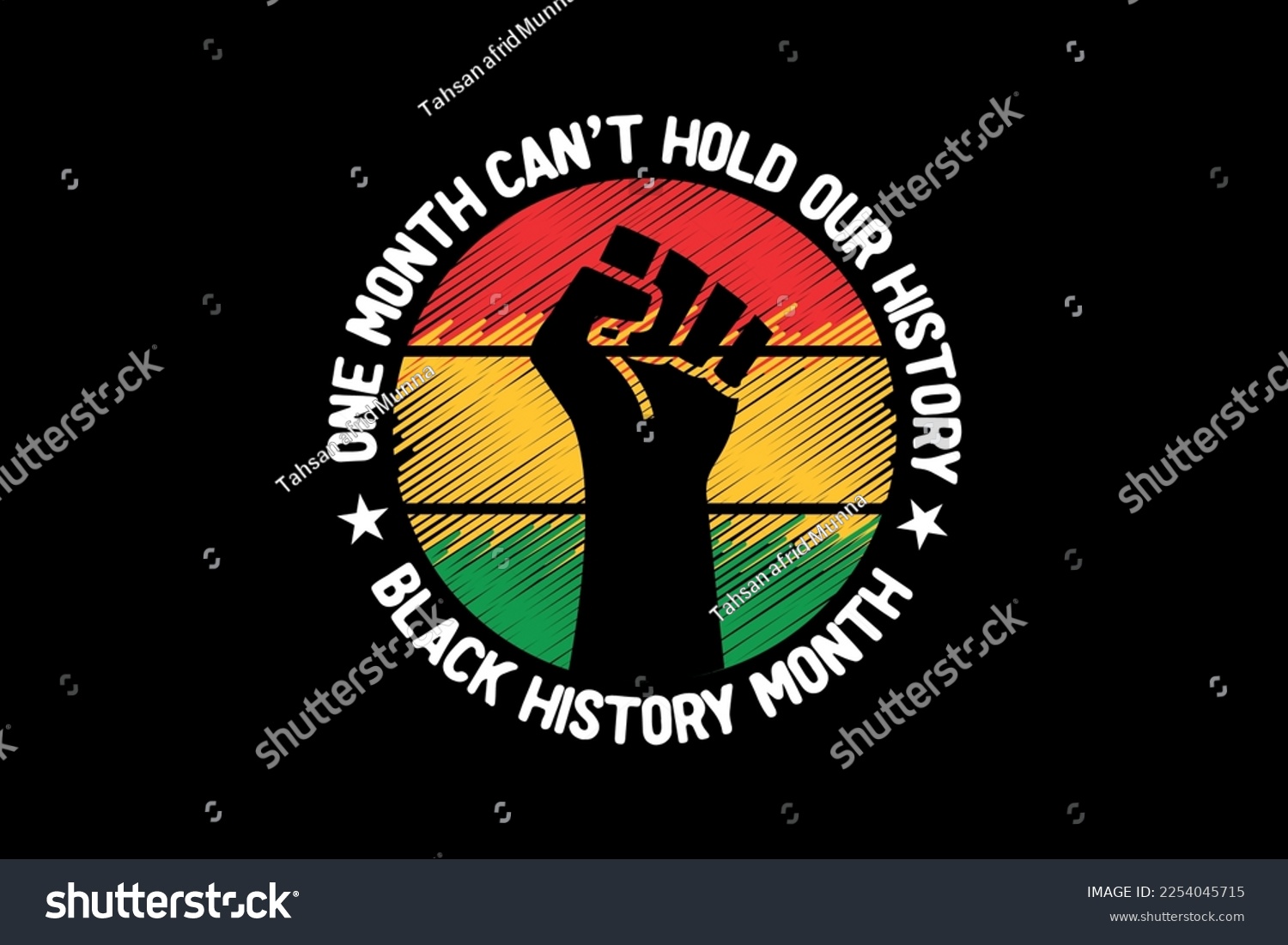 SVG of One Month Can't hold Our history SVG Black Month History Quote T Shirt Design svg