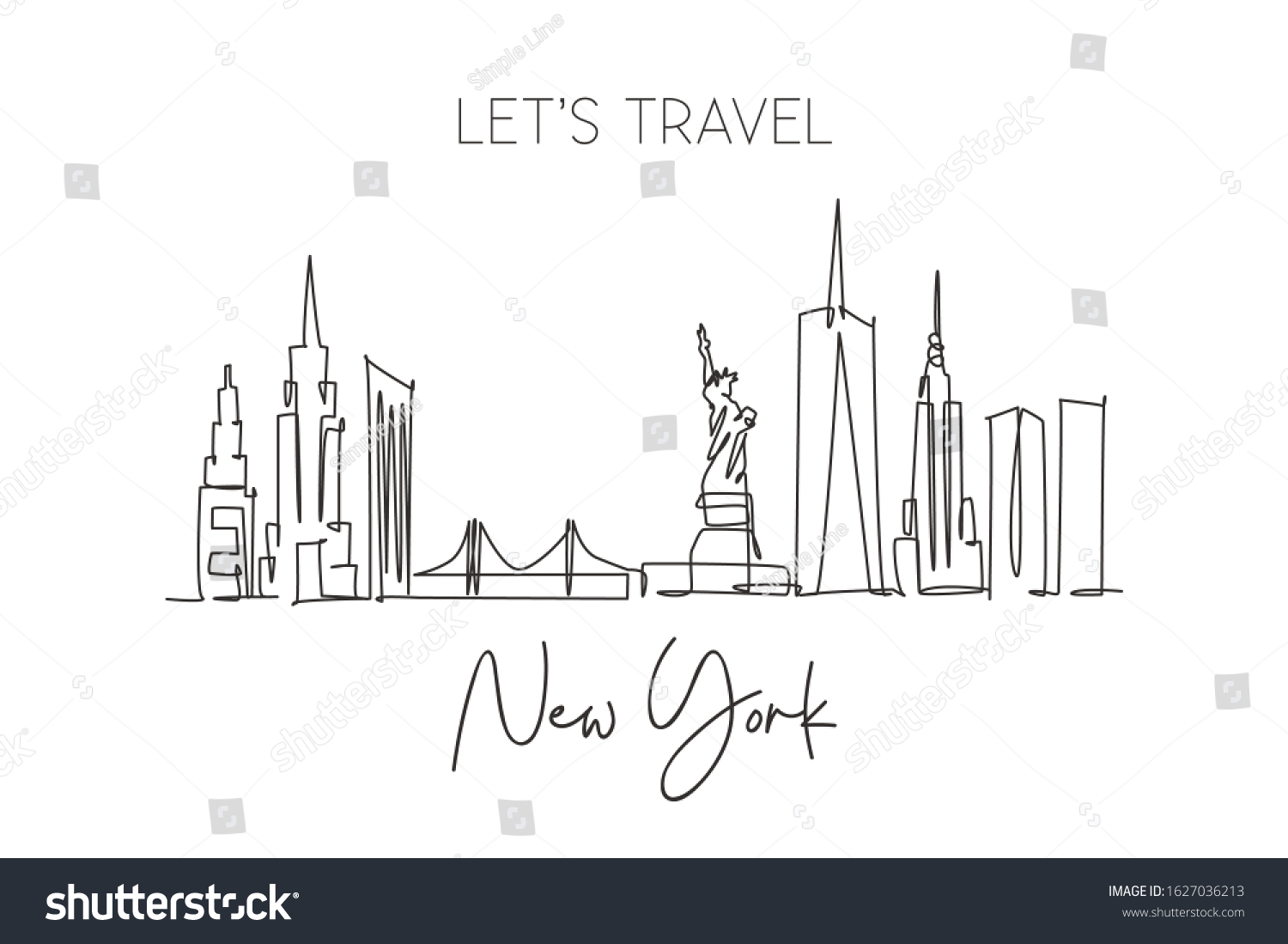 940 Line art nyc skyline Images, Stock Photos & Vectors Shutterstock