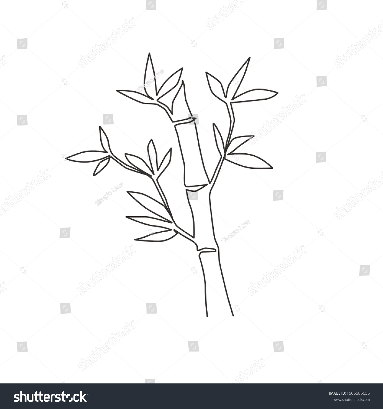 Featured image of post Bamboo Tree Drawing Simple You can edit any of drawings via our online image editor before downloading