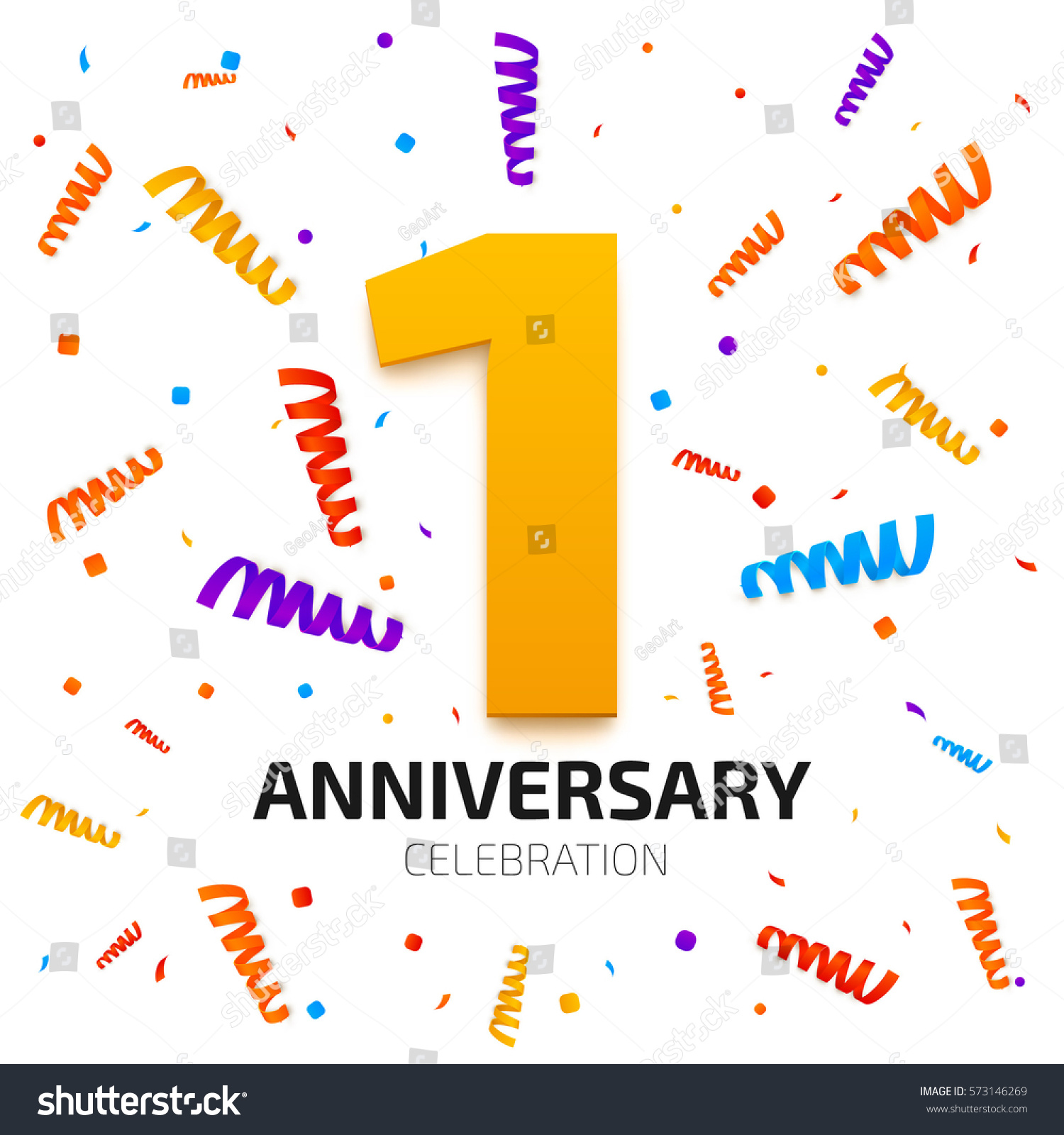 one year anniversary banner