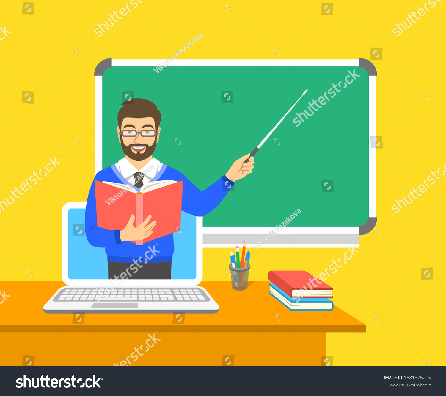 12,210 Online class cartoon Images, Stock Photos & Vectors | Shutterstock