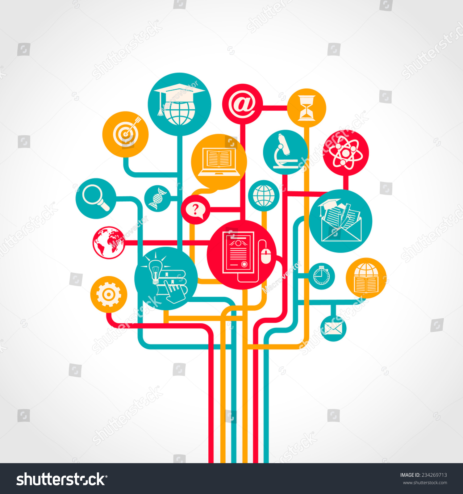 stock-vector-online-education-tree-conce