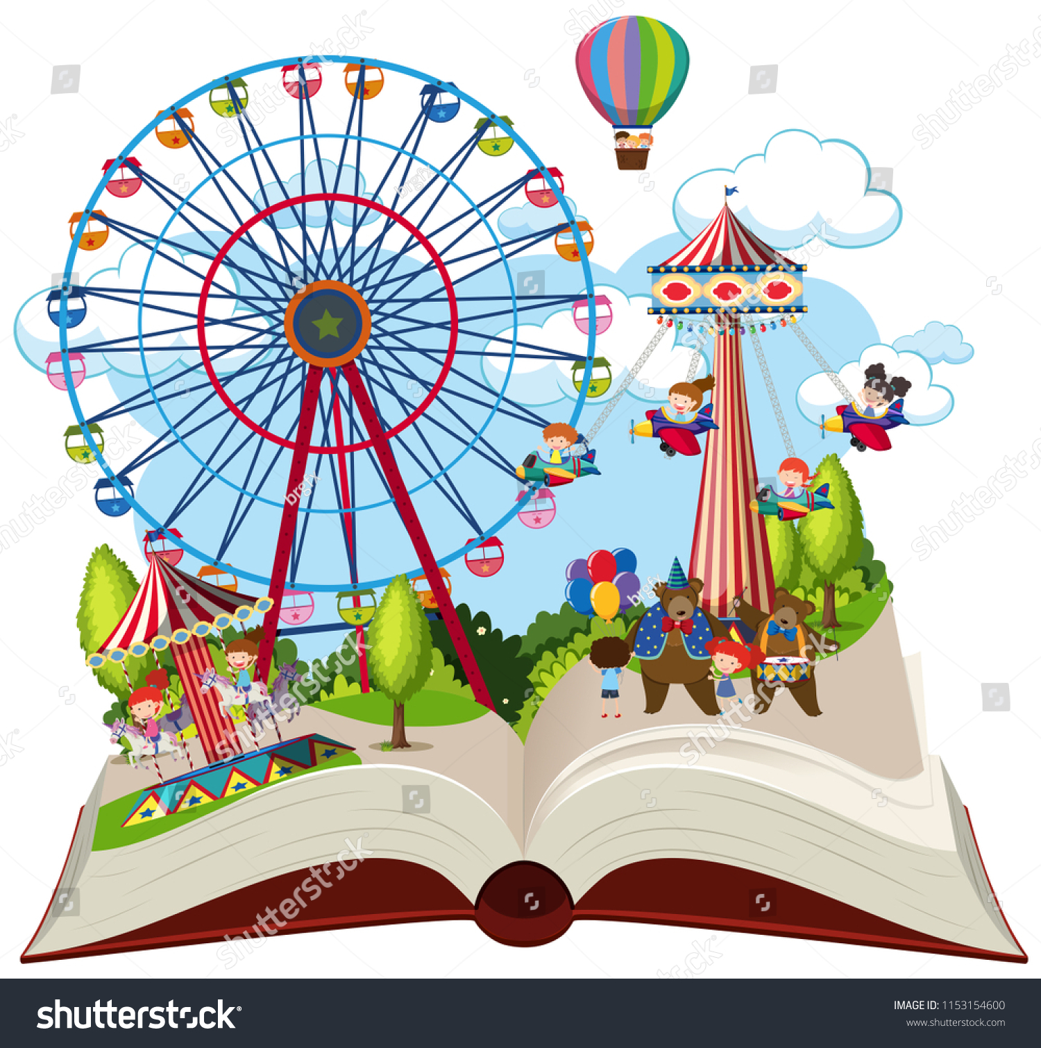 Ferris Wheel clip art preview