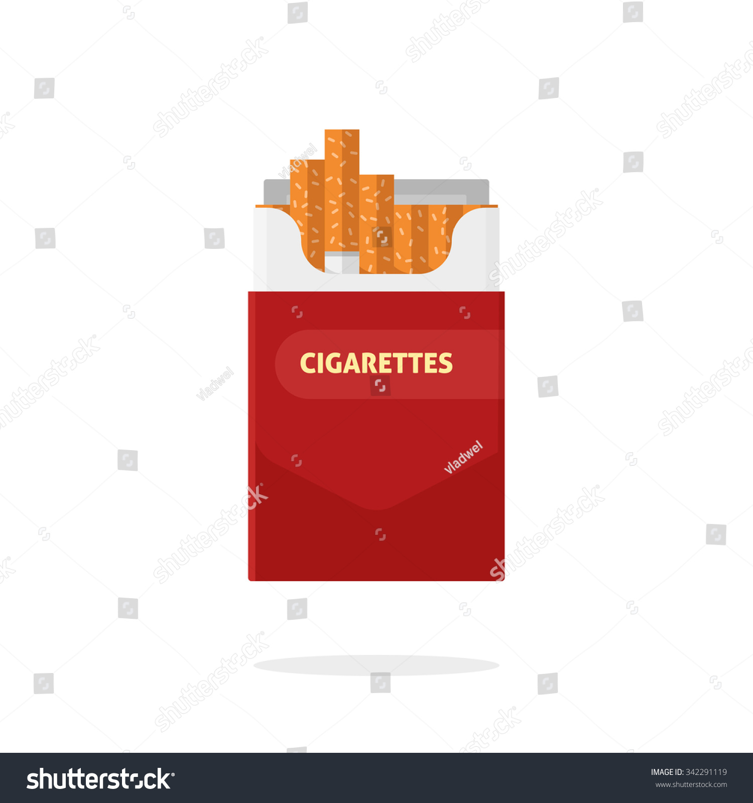 Pack Of Cigarettes Cartoon Images, Stock Photos & Vectors 