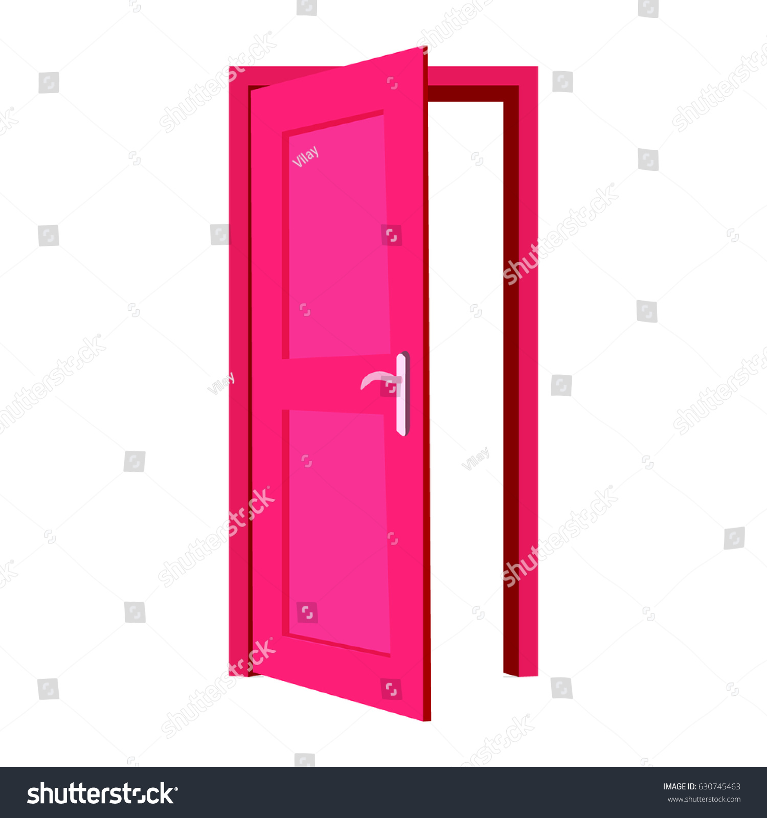 Open Door Best Opportunity Life Stock Vector Royalty Free 630745463