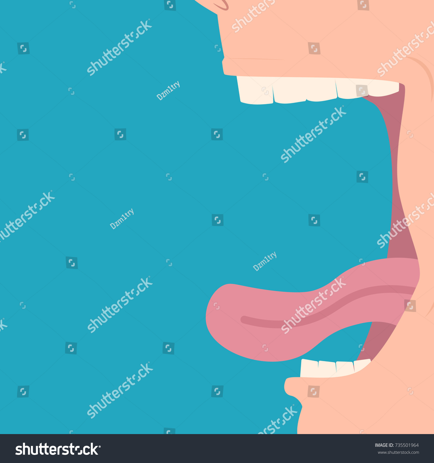 1,376 Cartoon mouth side view Images, Stock Photos & Vectors | Shutterstock