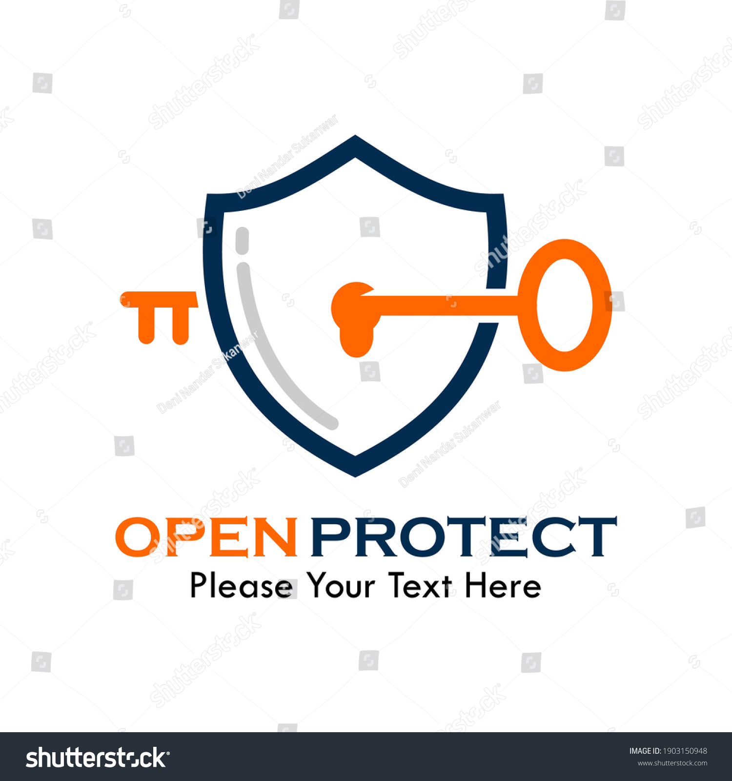 Open Protect Logo Template Illustration Stock Vector (Royalty Free ...