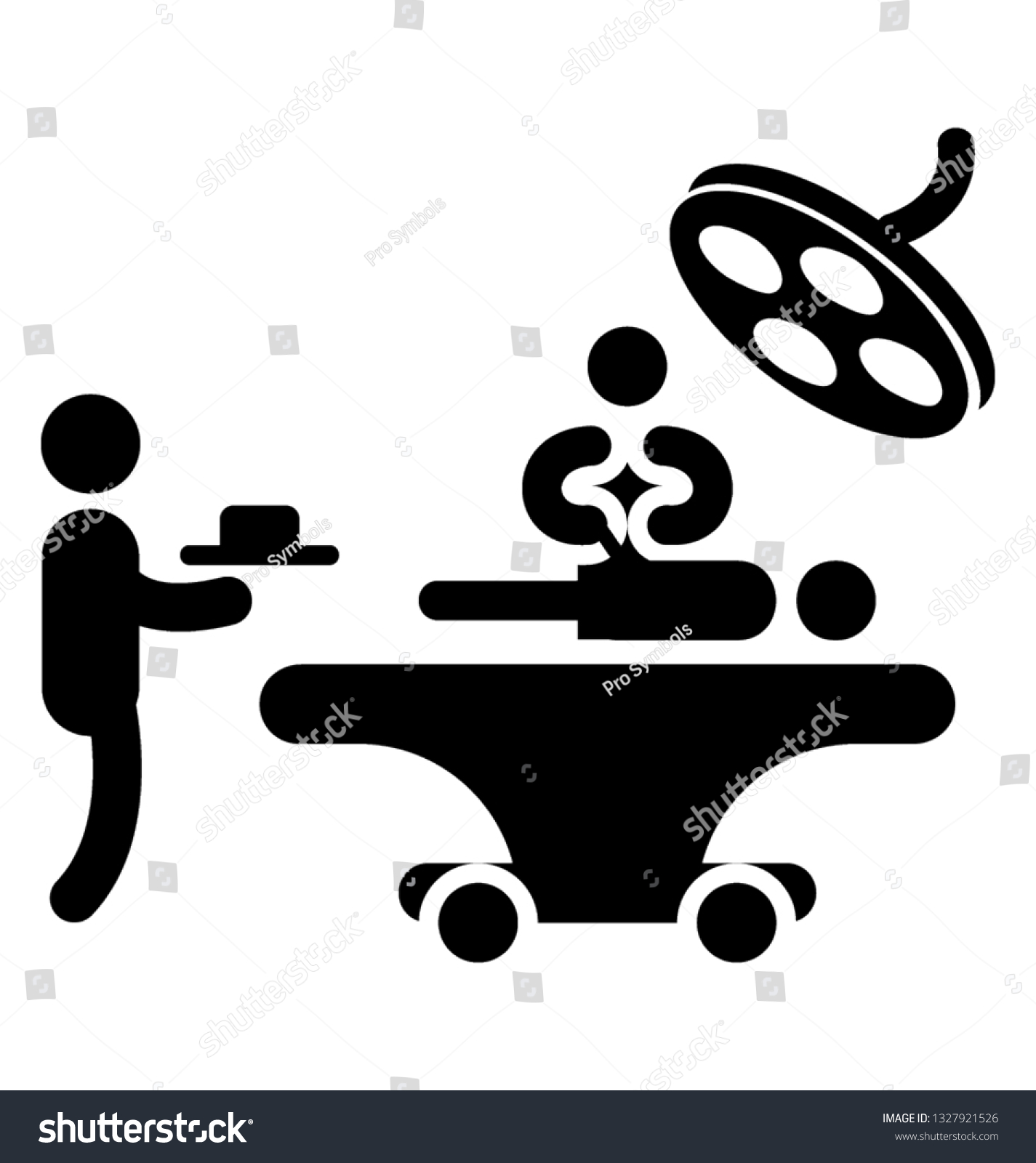 Operation Theater Vector Element Pictogram Stock Vector (Royalty Free ...