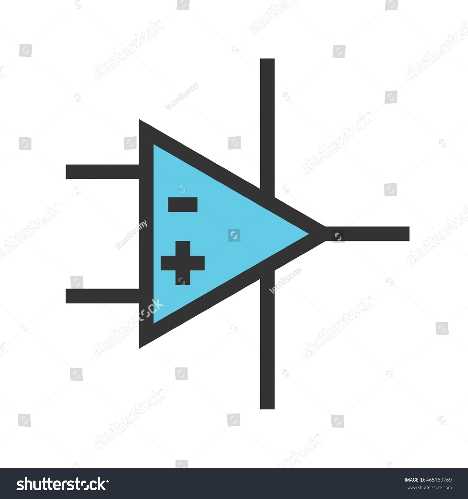 Operational Amplifier Stock Vector (Royalty Free) 465169769 | Shutterstock