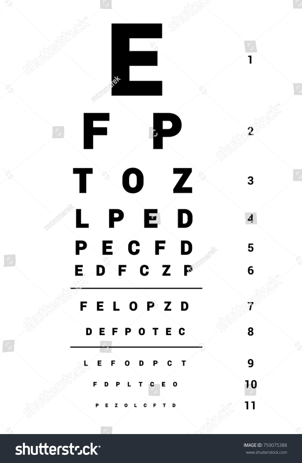 15,203 Eyesight table Images, Stock Photos & Vectors | Shutterstock