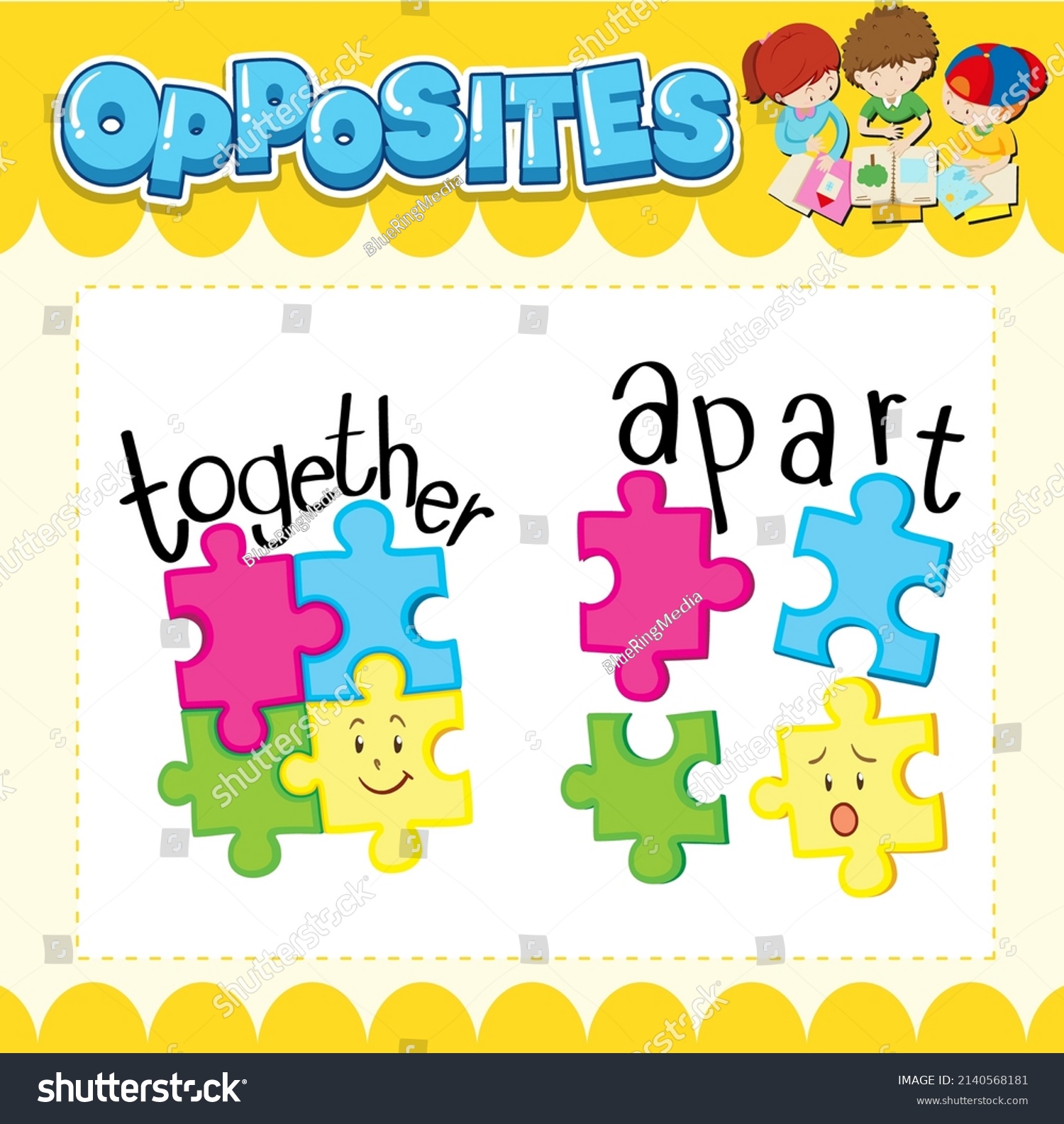 opposite-words-together-apart-illustration-stock-vector-royalty-free