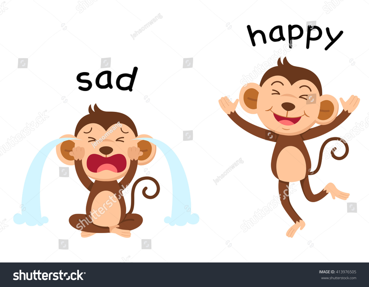 Happy Vs Sad Clip Art