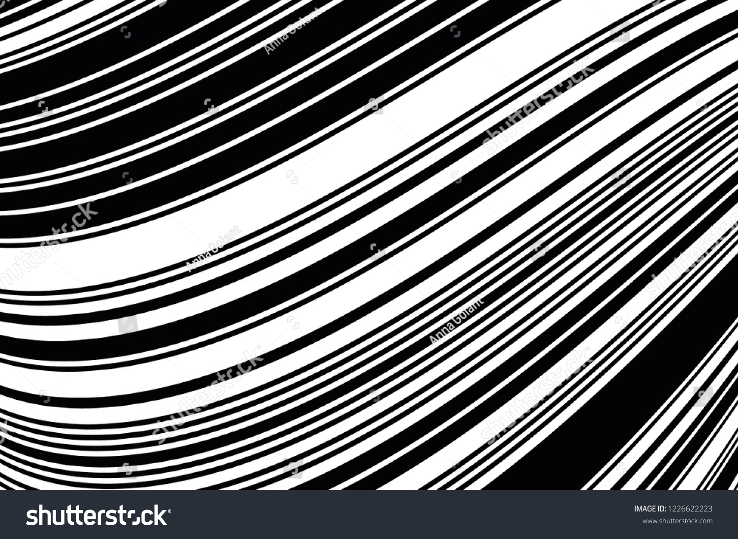 Optical Art Background Wave Design Black Stock Vector (Royalty Free ...