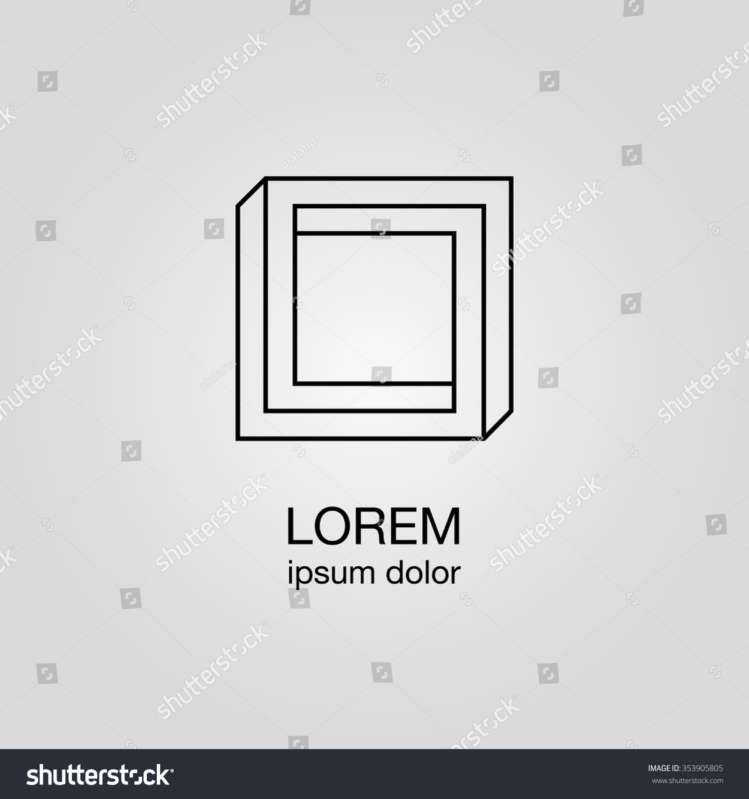 Optical Illusion Logo Template Vector Stock Vector ...
Optical Illusion Logo
