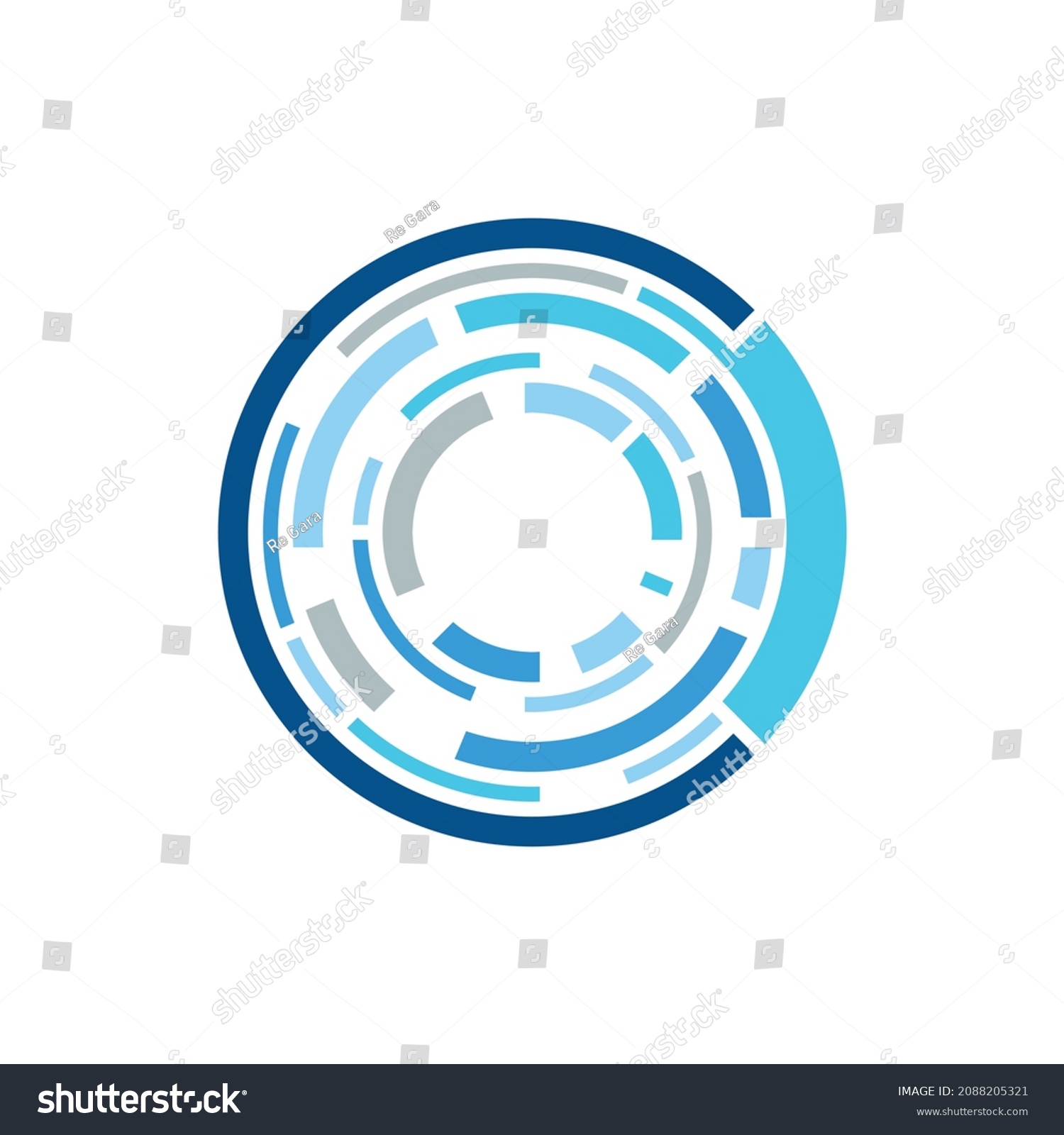 Optical Lens Logo Design Vector Illustration Stock Vector (Royalty Free ...