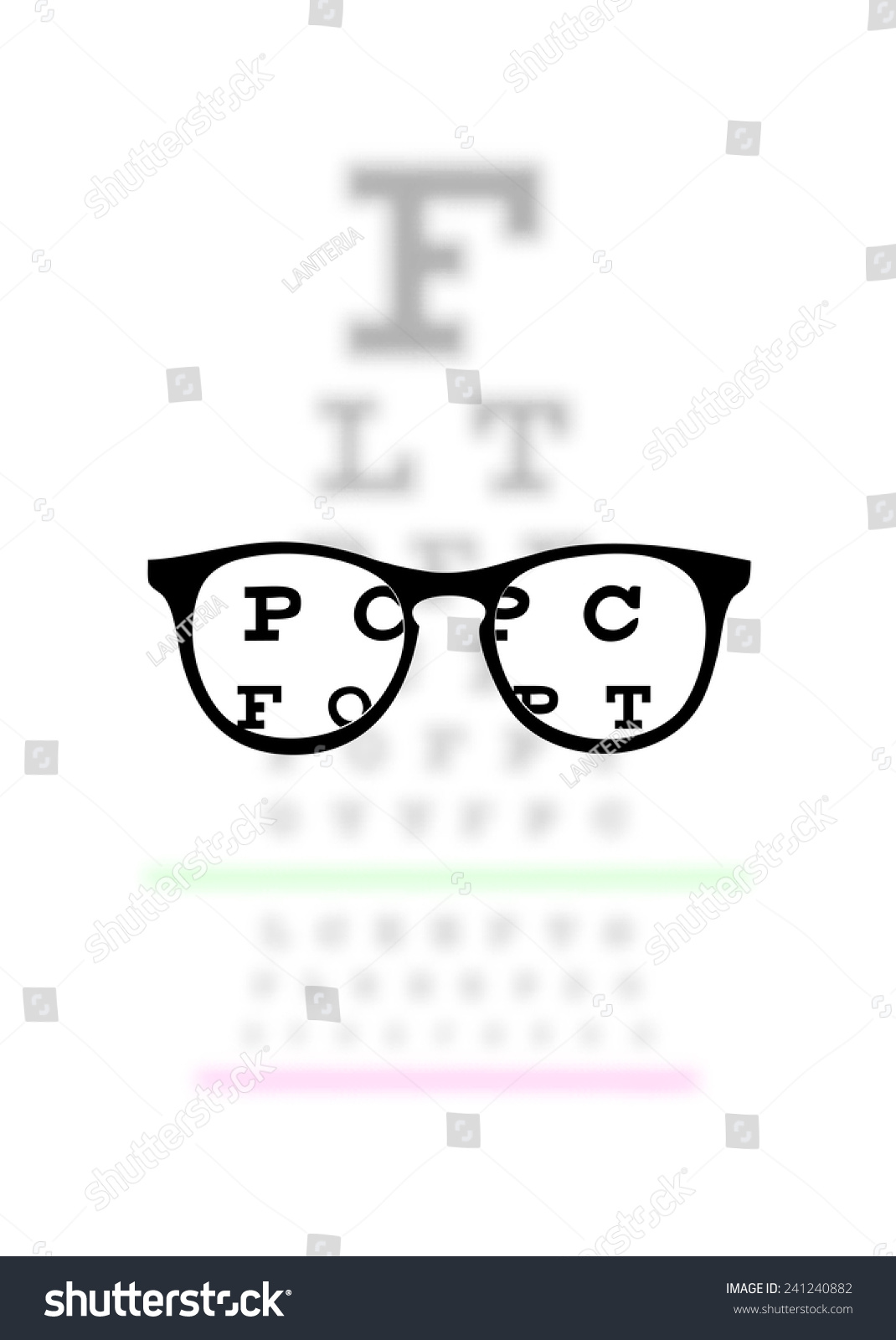 Optometry Medical Background : image vectorielle de stock (libre de ...