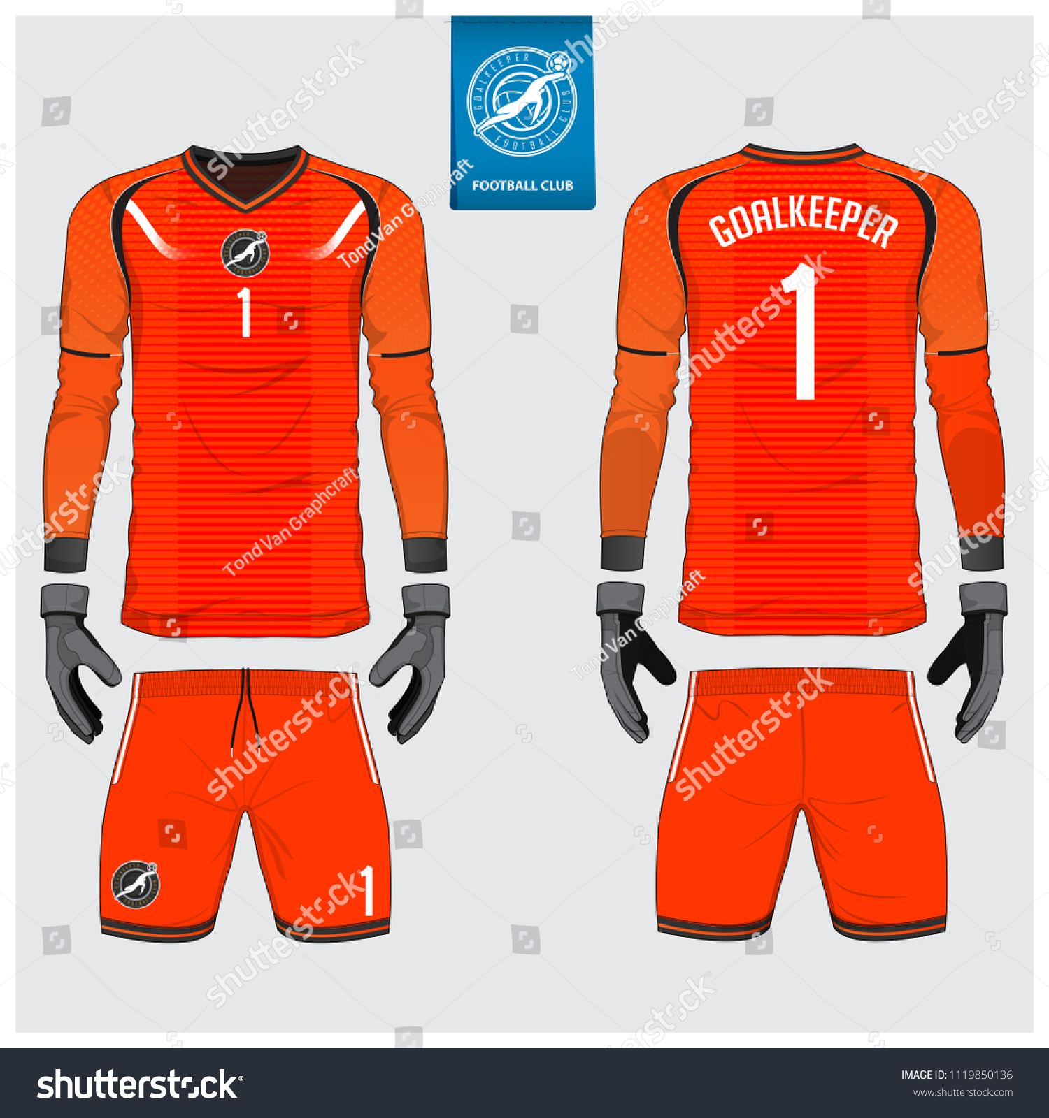 orange goalkeeper kit