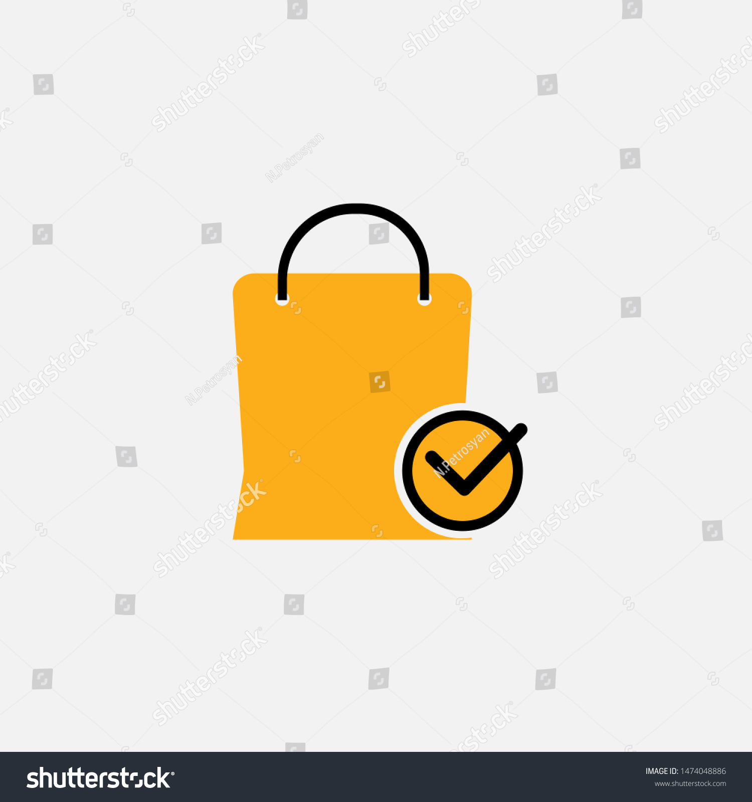 blue shopping bolsa icon