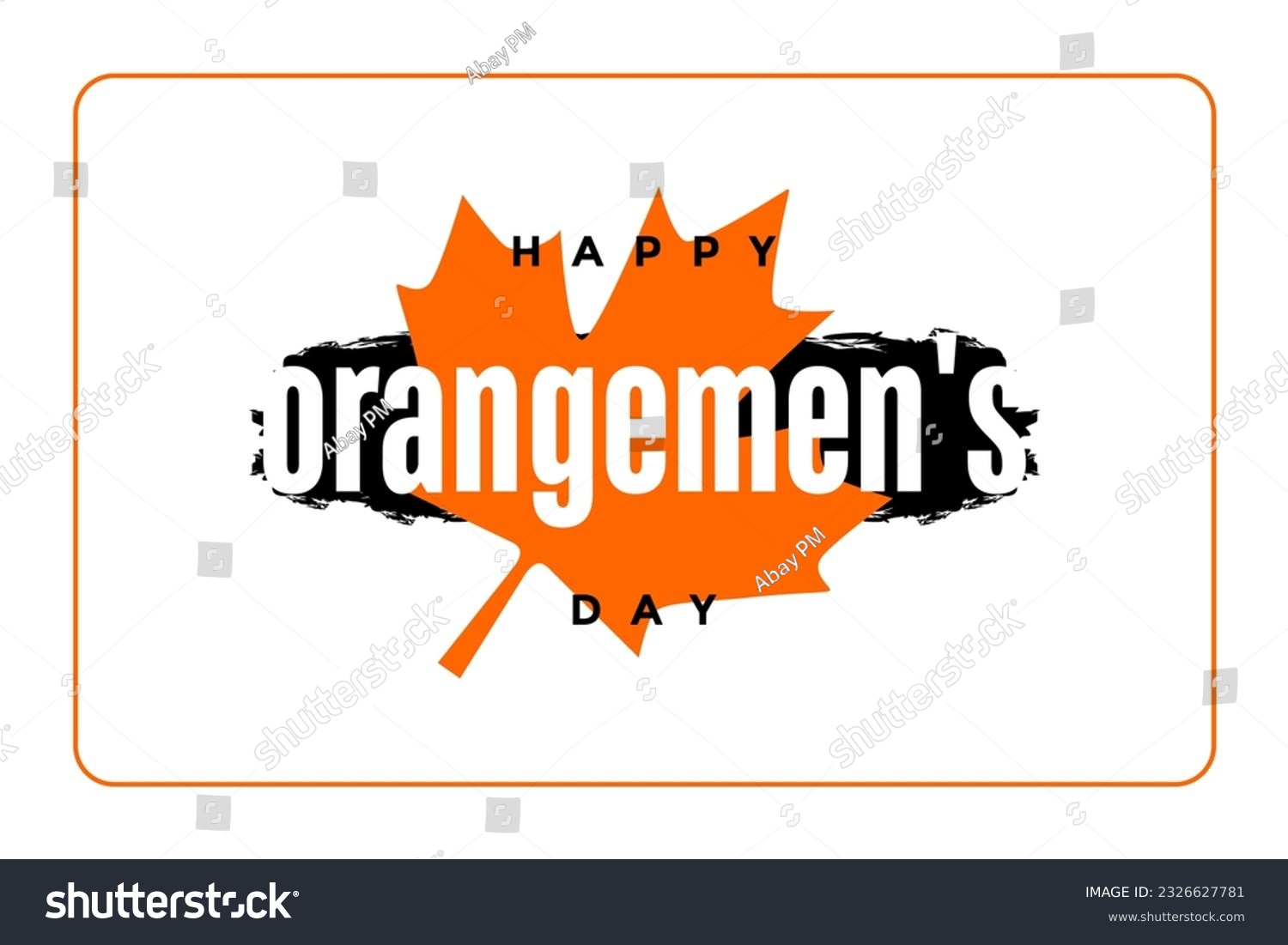 SVG of orangemen's day canada, july 12, background template Holiday concept svg