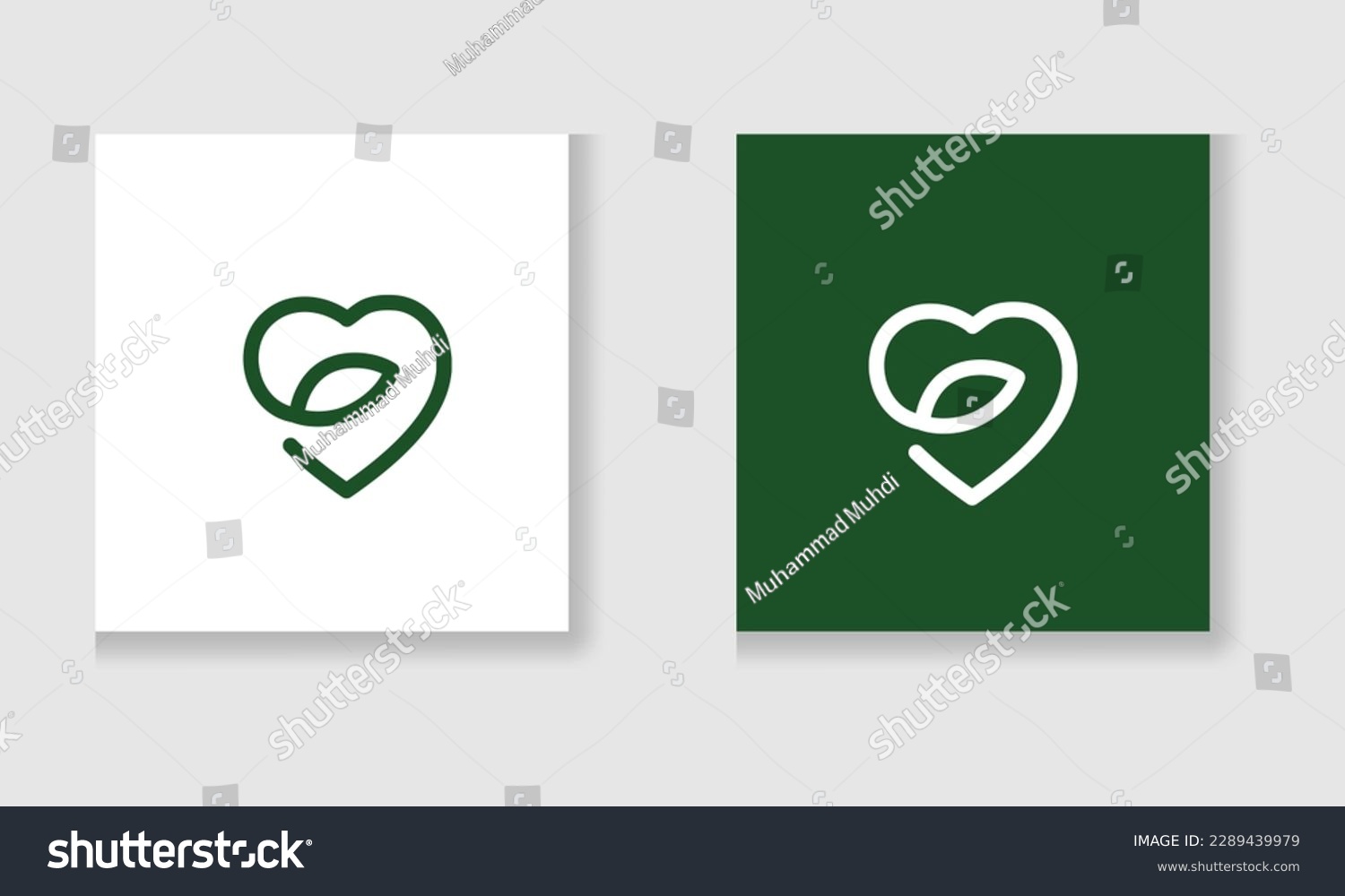 SVG of organic logo. heart leaf icon symbol logo. svg