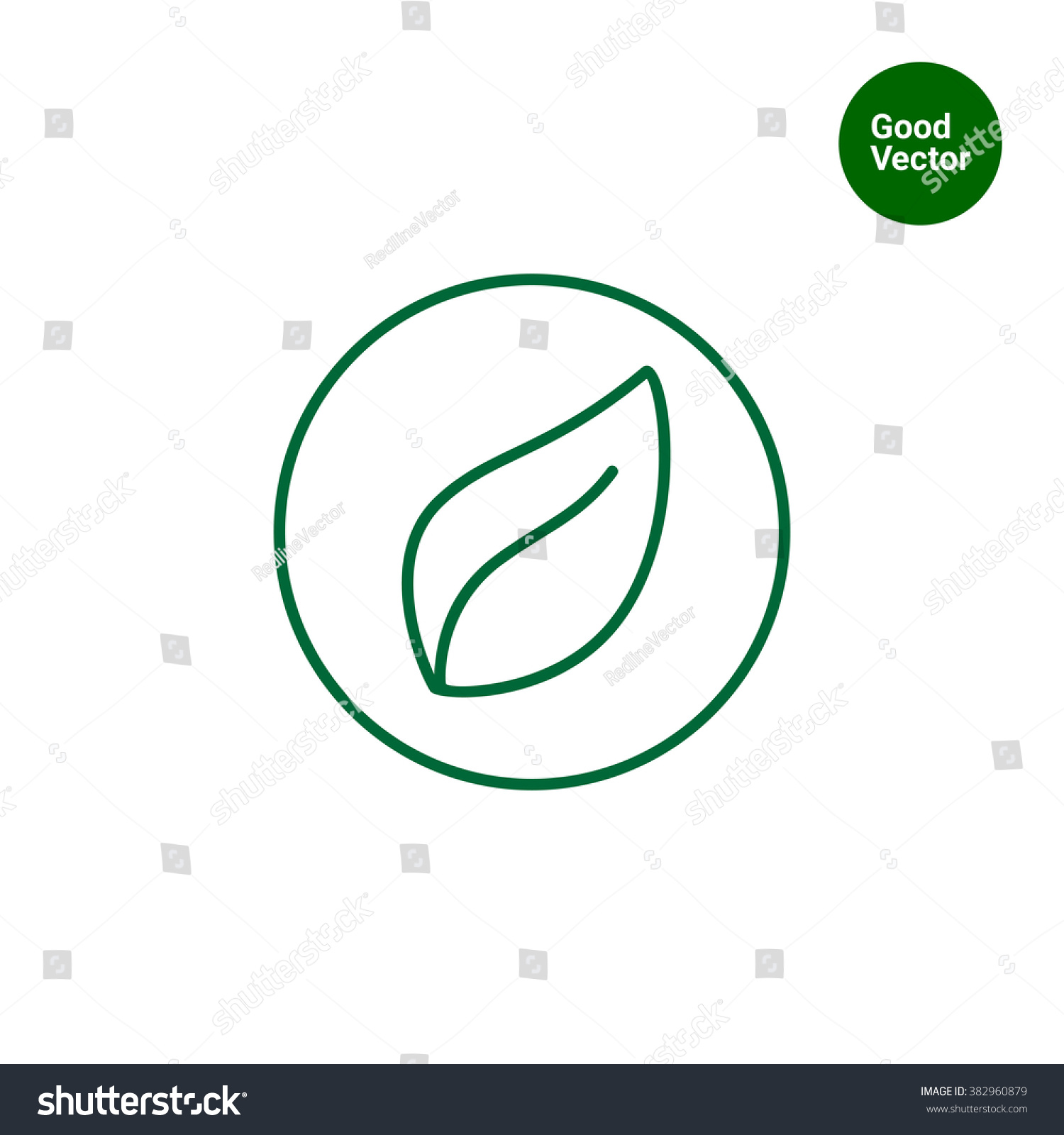 Organic Sign Stock Vector (Royalty Free) 382960879