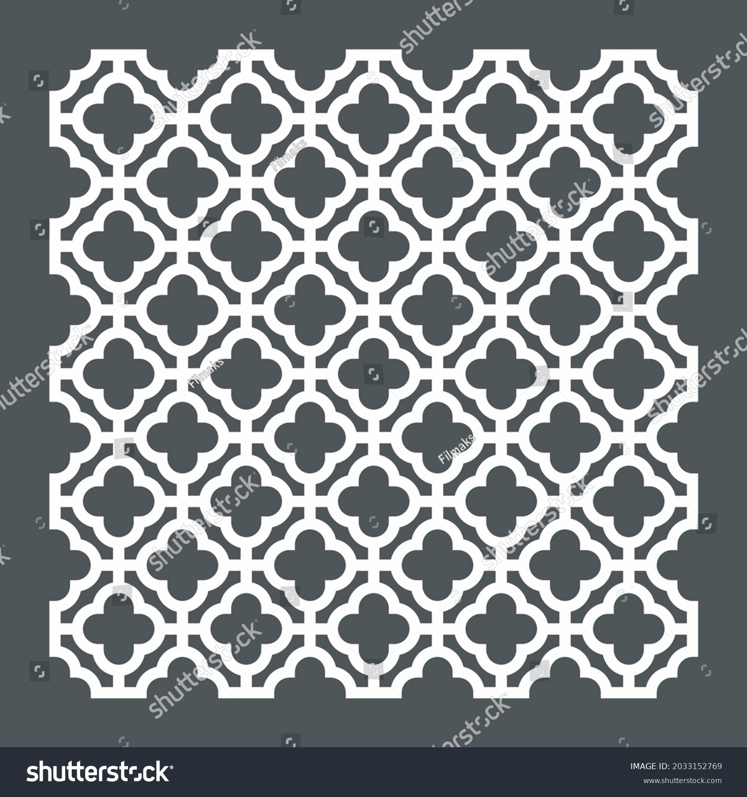SVG of Oriental arabic tile background tile quality vector illustration cut svg