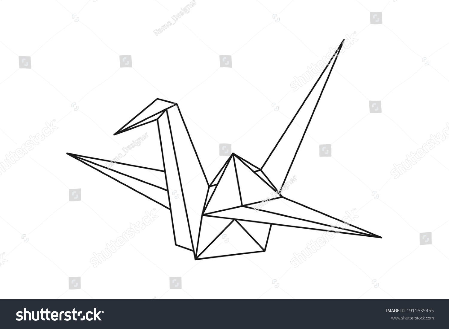 10,899 Paper crane vector Images, Stock Photos & Vectors | Shutterstock