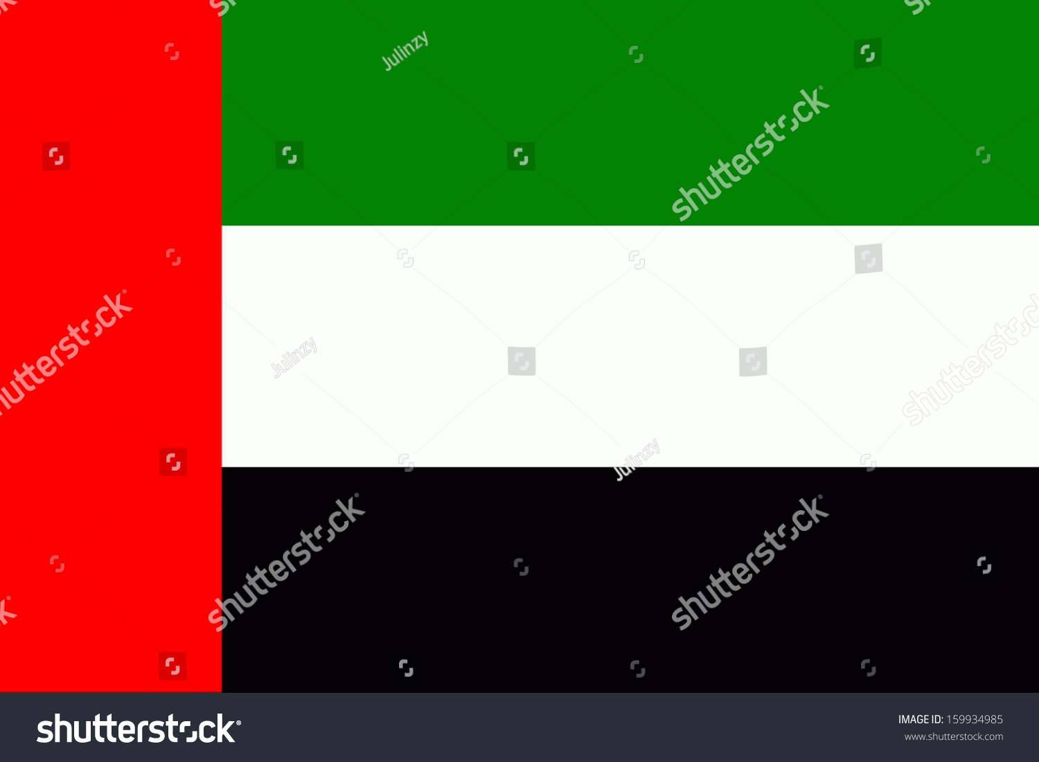 SVG of original and simple of the United Arab Emirates flag isolated vector in official colors and Proportion Correctly svg