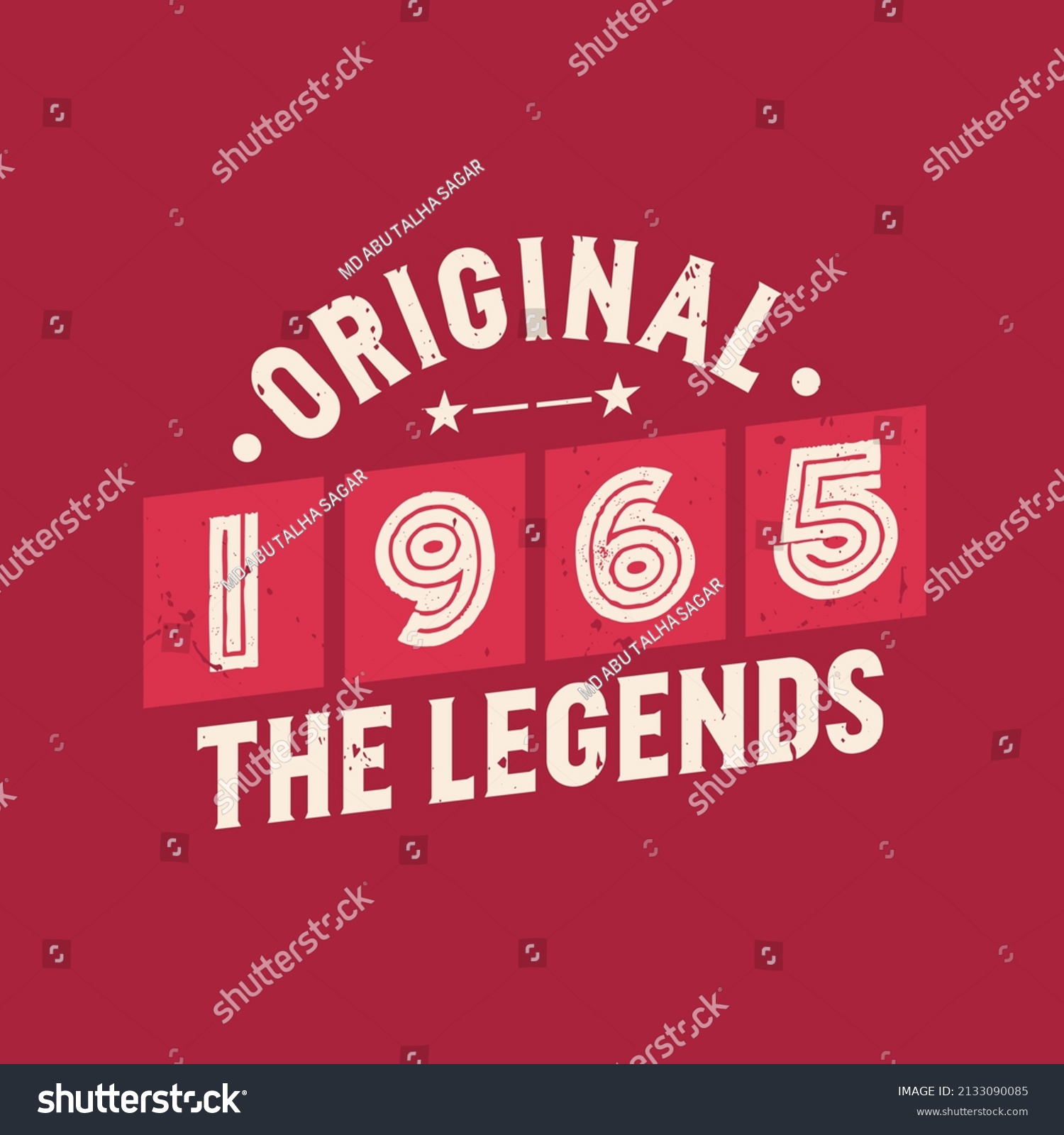 SVG of Original 1965 The Legends. 1965 Vintage Retro Birthday svg