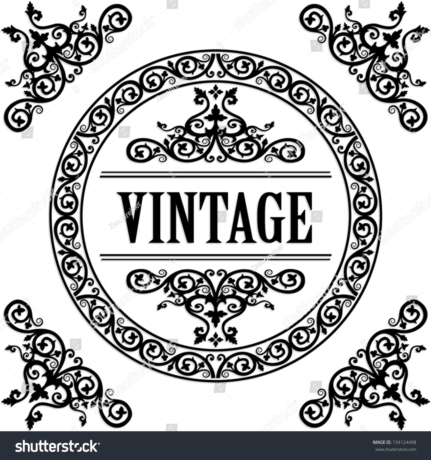 Vintage Circle Svg - 2346+ File for DIY T-shirt, Mug, Decoration and