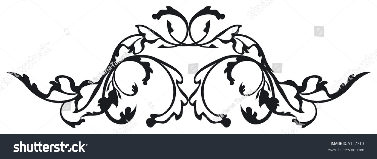 Ornate Scroll Design Stock Vector (Royalty Free) 5127310 | Shutterstock