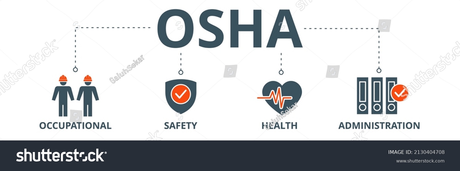 Osha Banner Web Icon Vector Illustration Stock Vector (Royalty Free ...