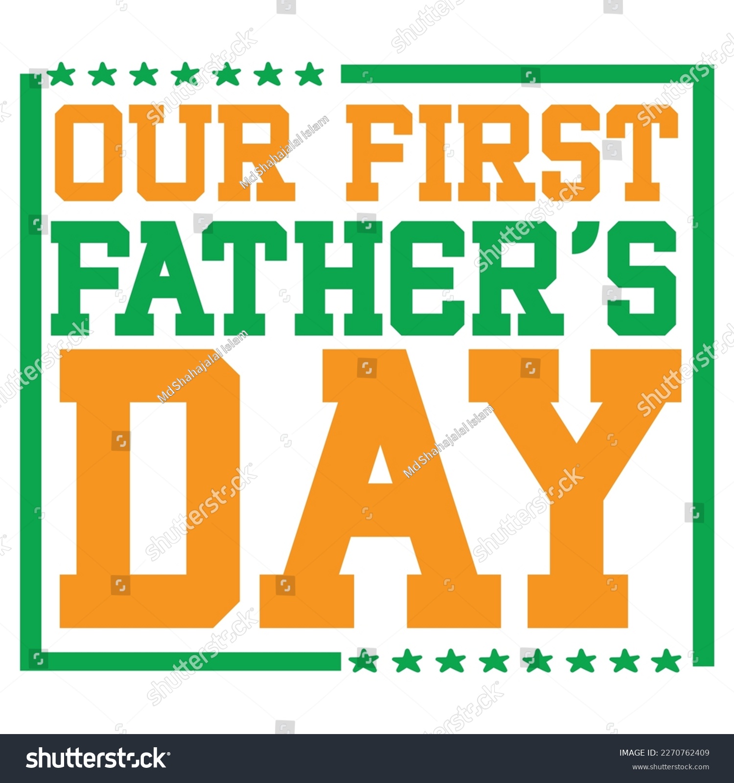 SVG of our first father's day, print template vector best daddy love kids father dad  svg