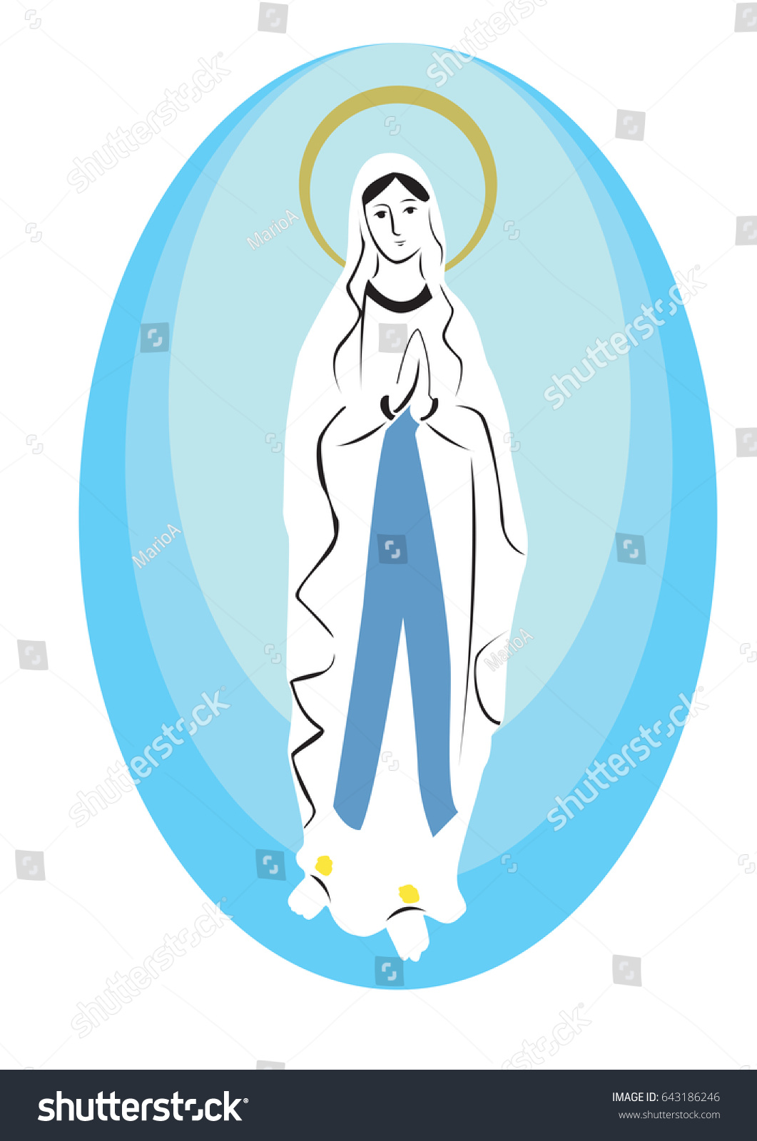 our lady lourdes catholic vector blessed stock vector royalty free 643186246 https www shutterstock com image vector our lady lourdes catholic vector blessed 643186246