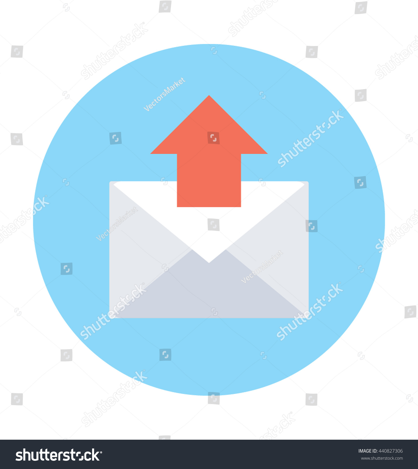 Outbox Vector Icon Stock Vector (Royalty Free) 440827306 | Shutterstock